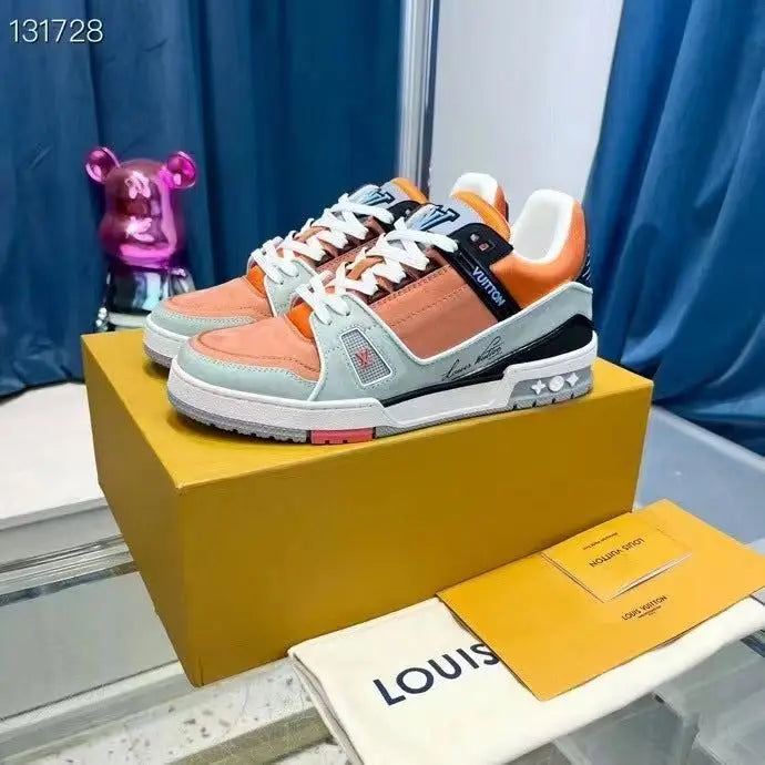 Loui s Vuitton Trainer Multi Orange With Accessories Main image