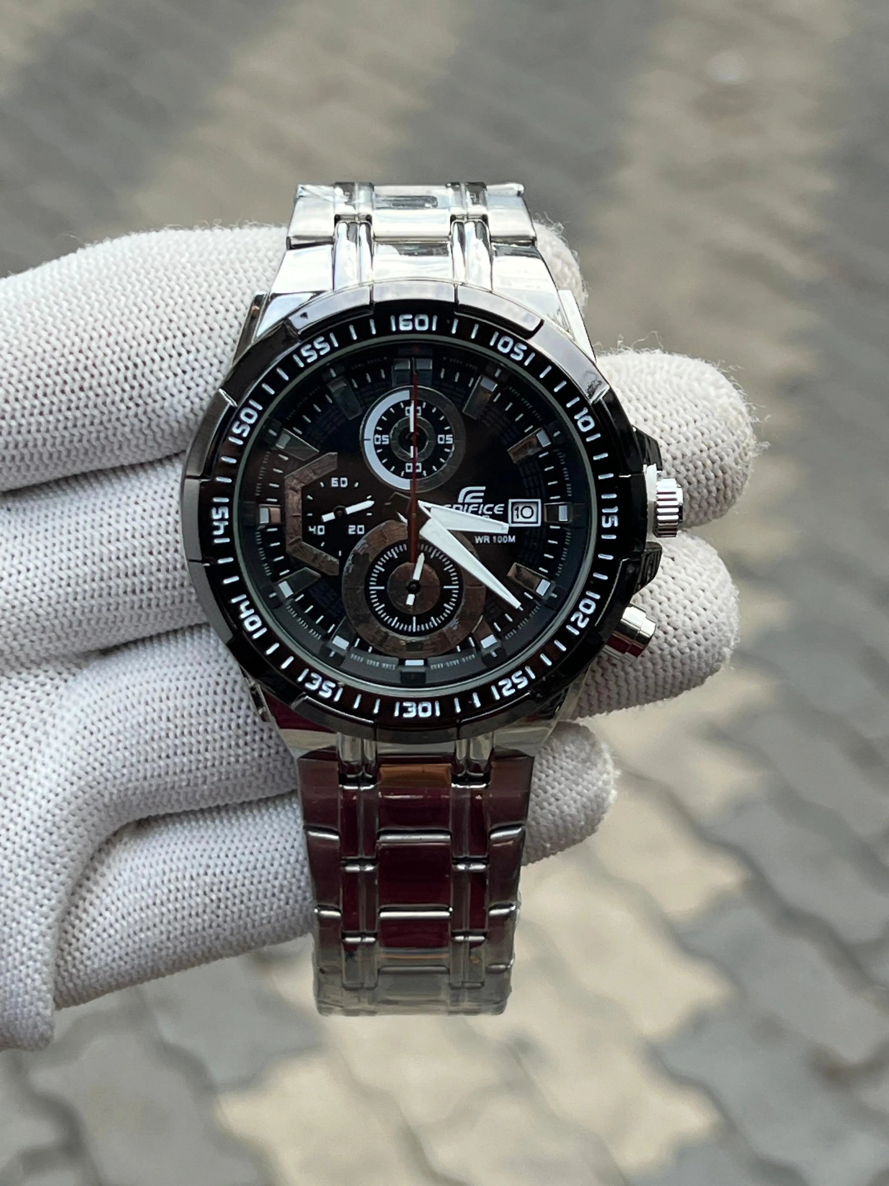 Casio Edifice Silver Black Main image