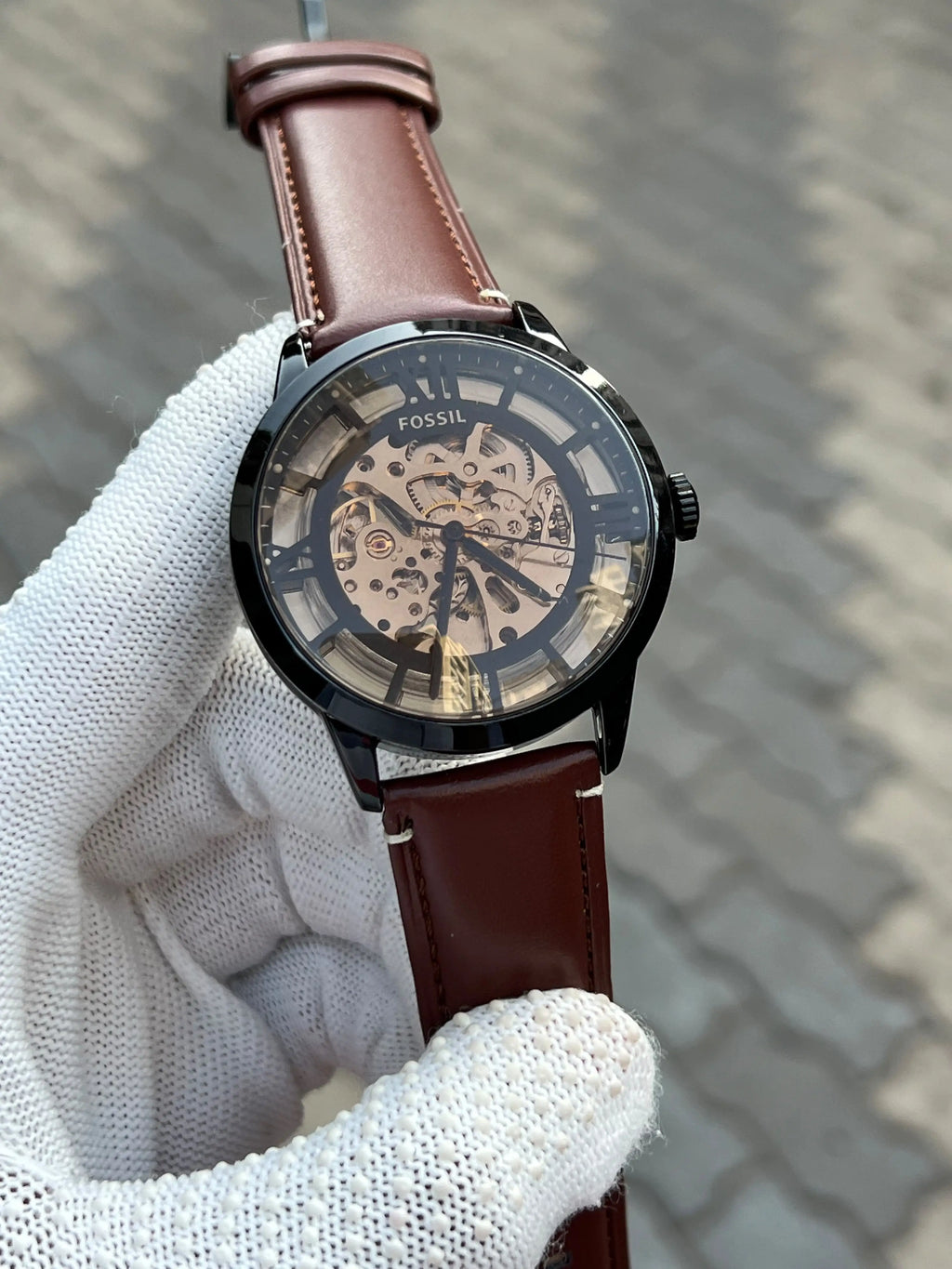 Fossil Townsman Brown Leather