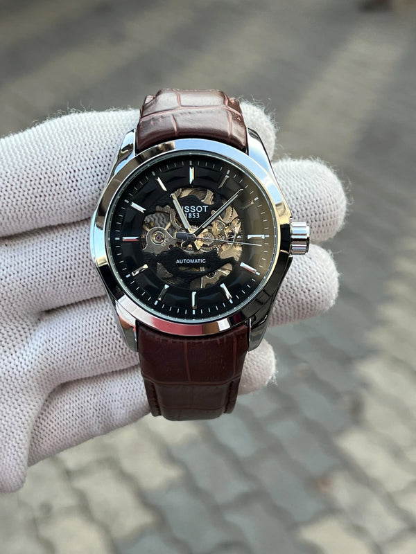 Tisso_t 1853 Automatic Leather Belt