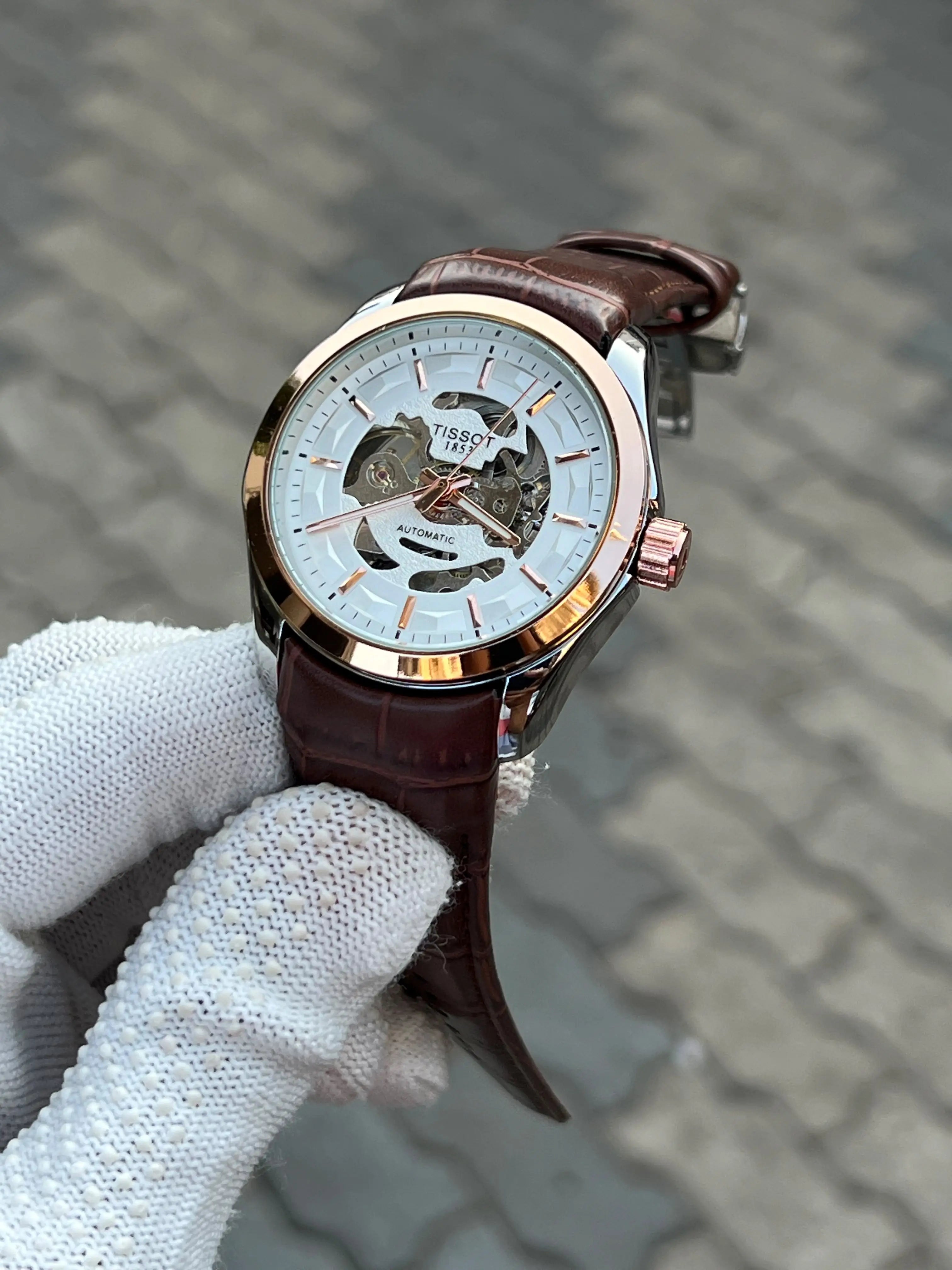 Tissot 1853 Automatic Leather Belt