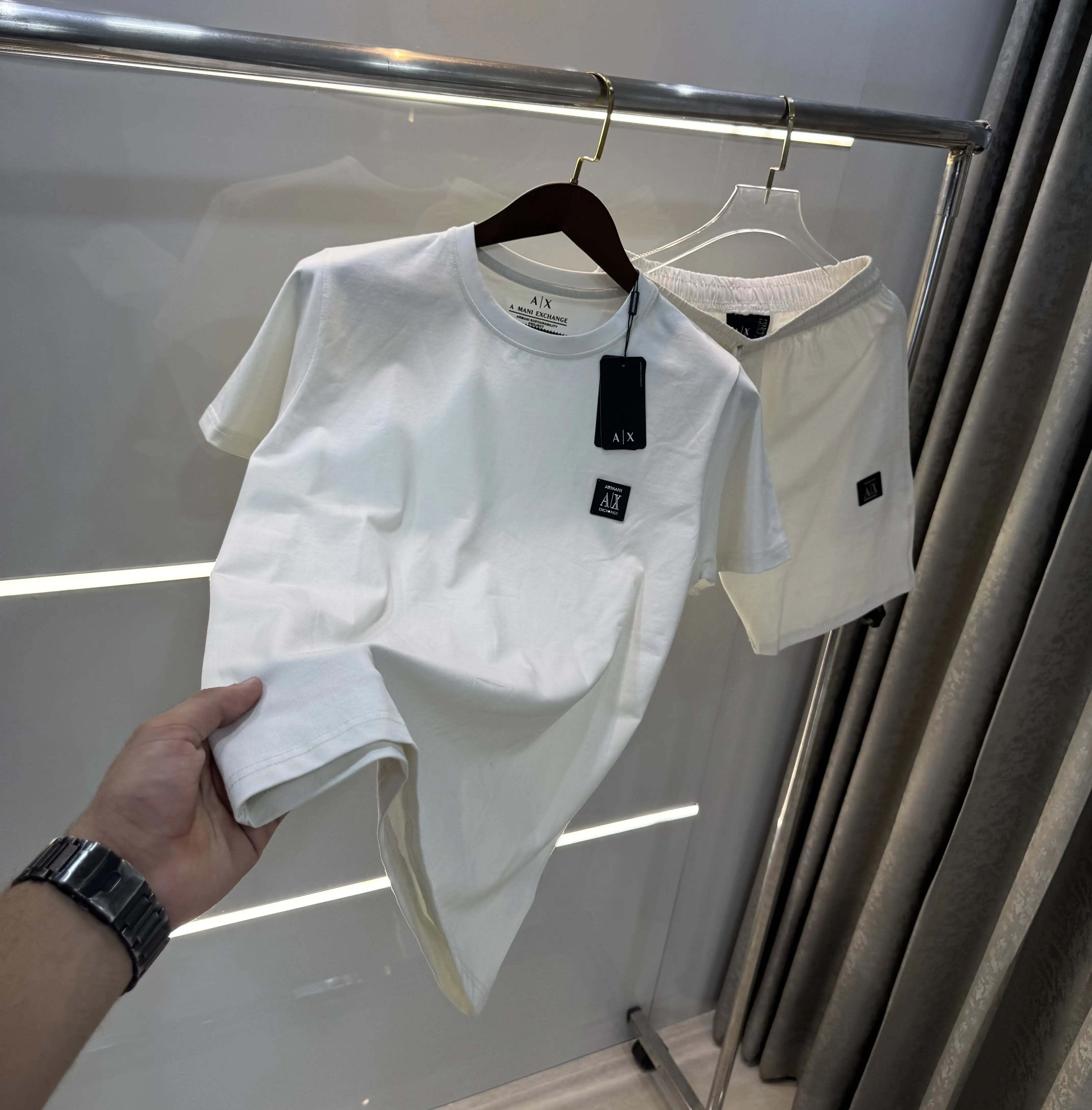 Armani Exchange White Logo Work Premium Cord Set Main image