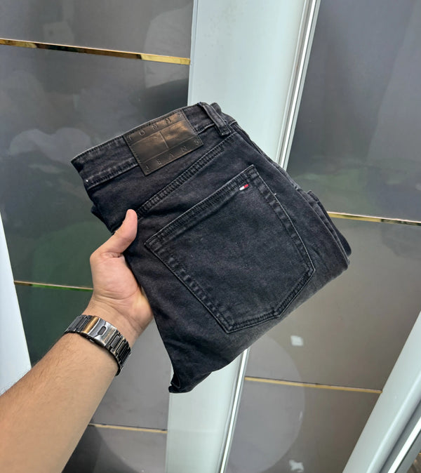 Tommy Hilfiger Carbon Black Imported Premium Denim
