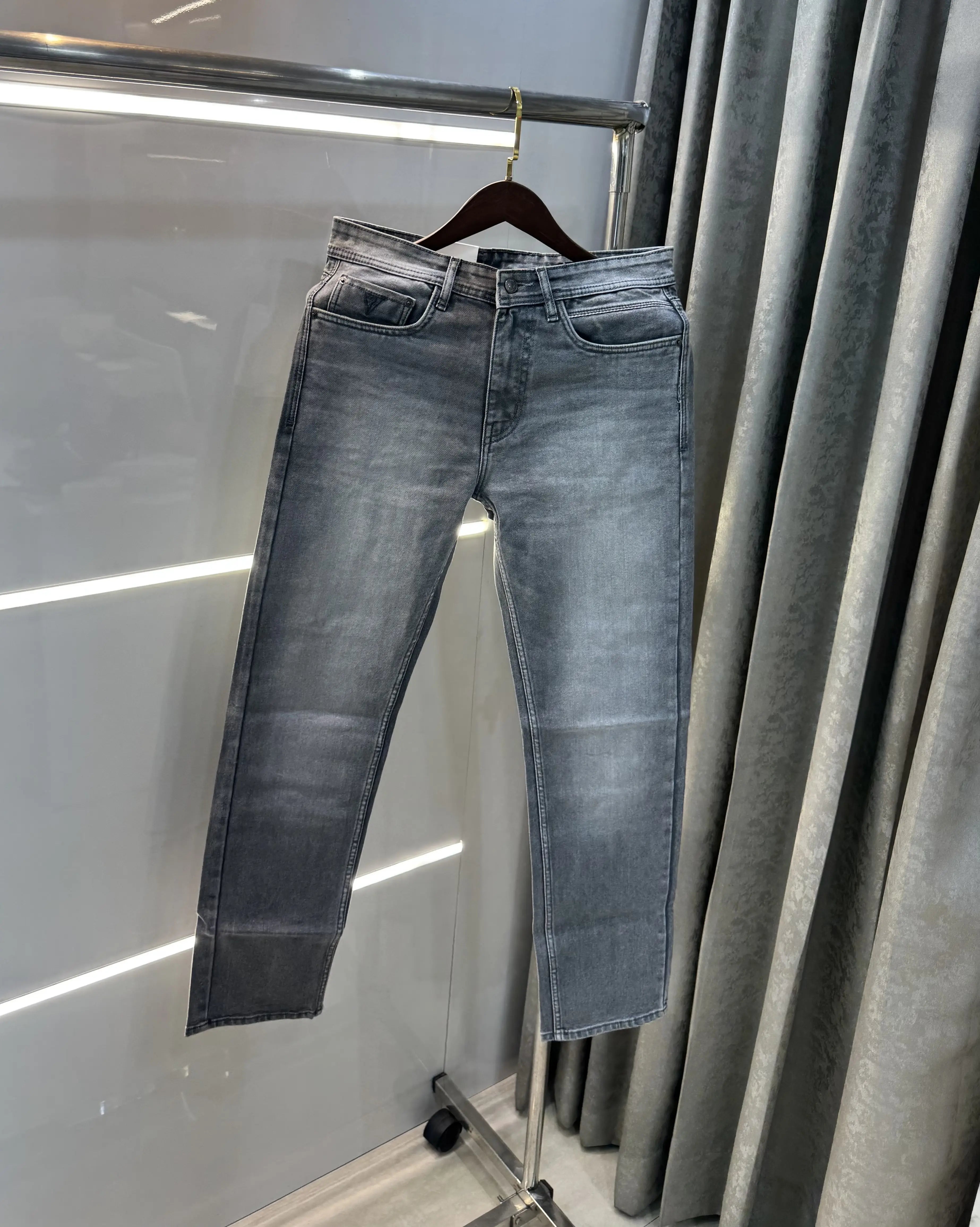 Guess Light Grey Premium Classic Denim Secondary image
