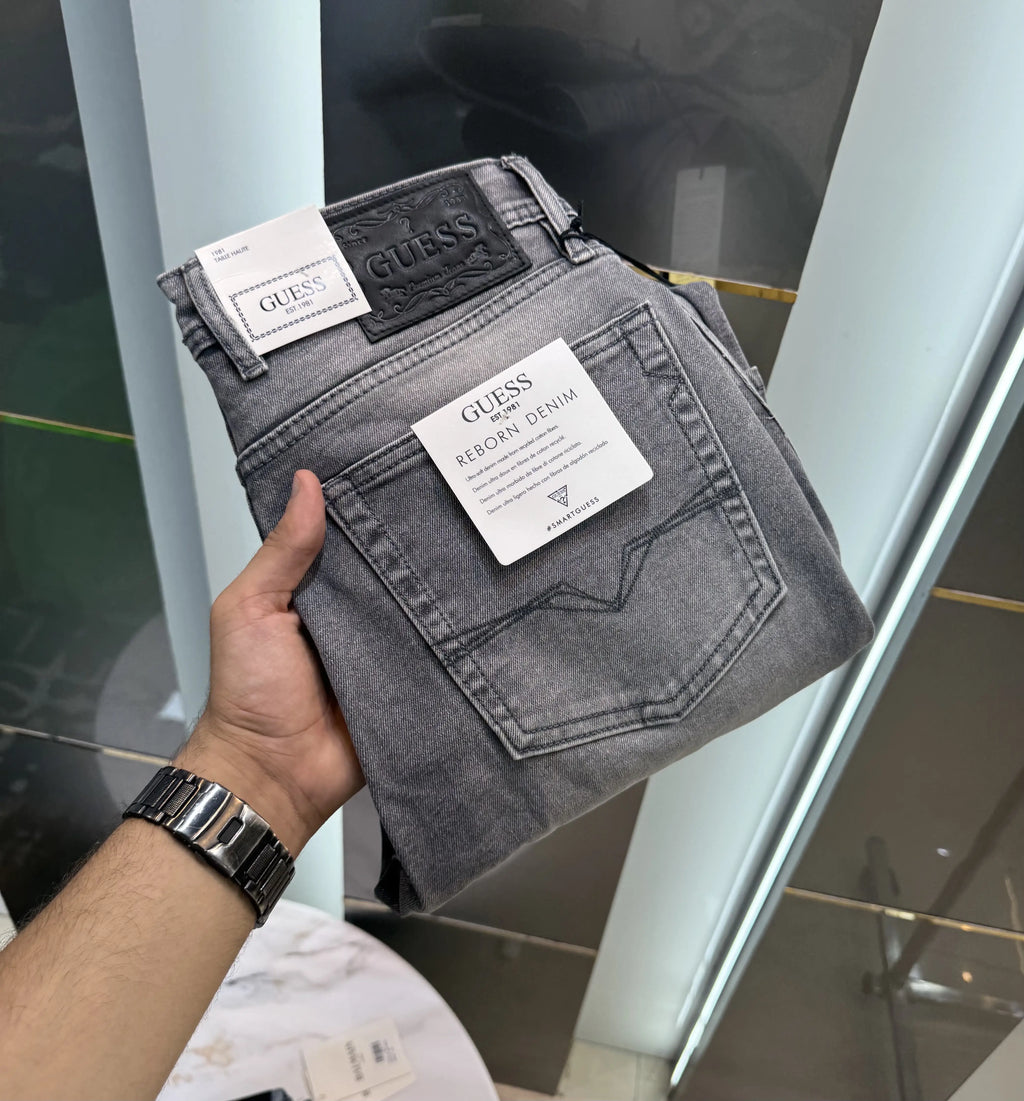 Guess Light Grey Premium Classic Denim
