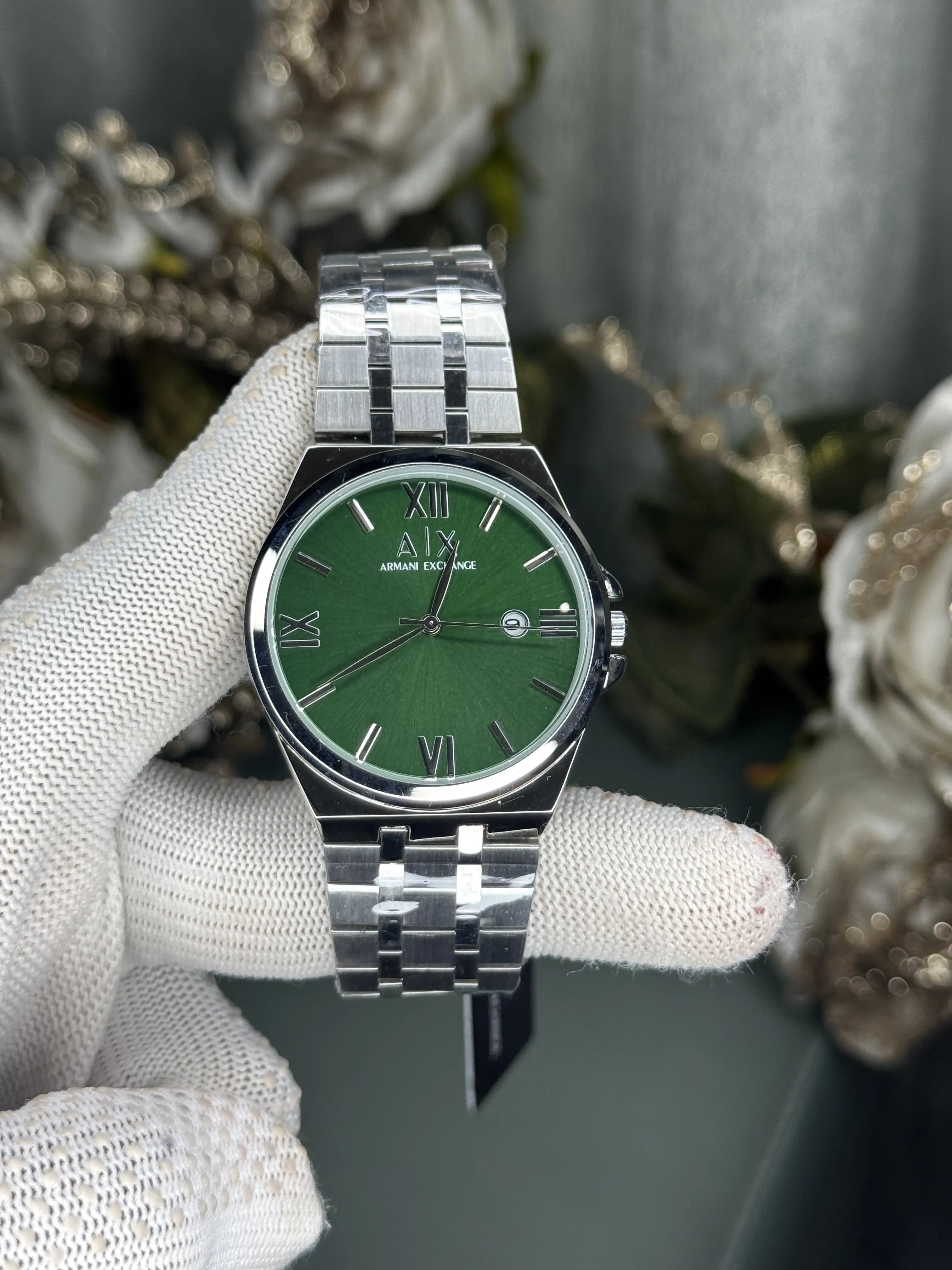 Arman i Exchange Silver Green Premium Watch Main image