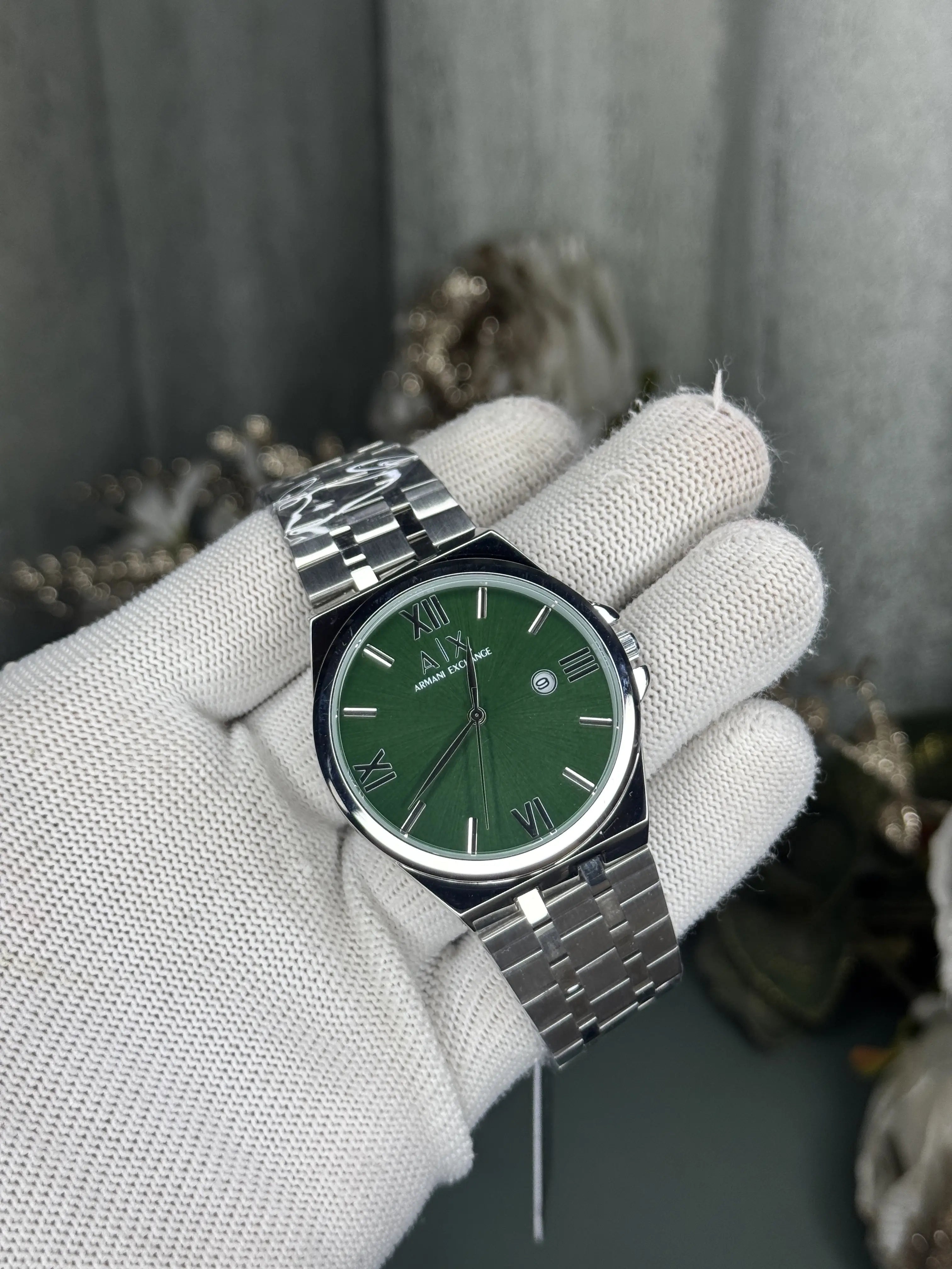 Arman i Exchange Silver Green Premium Watch Secondary image