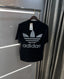 Adidas Black Reflective Logo Print Imported Oversized T-Shirt