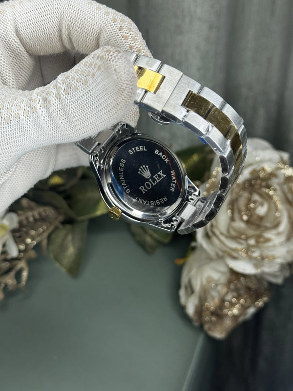 Role x Veriflat Dual Tone White Premium Watch
