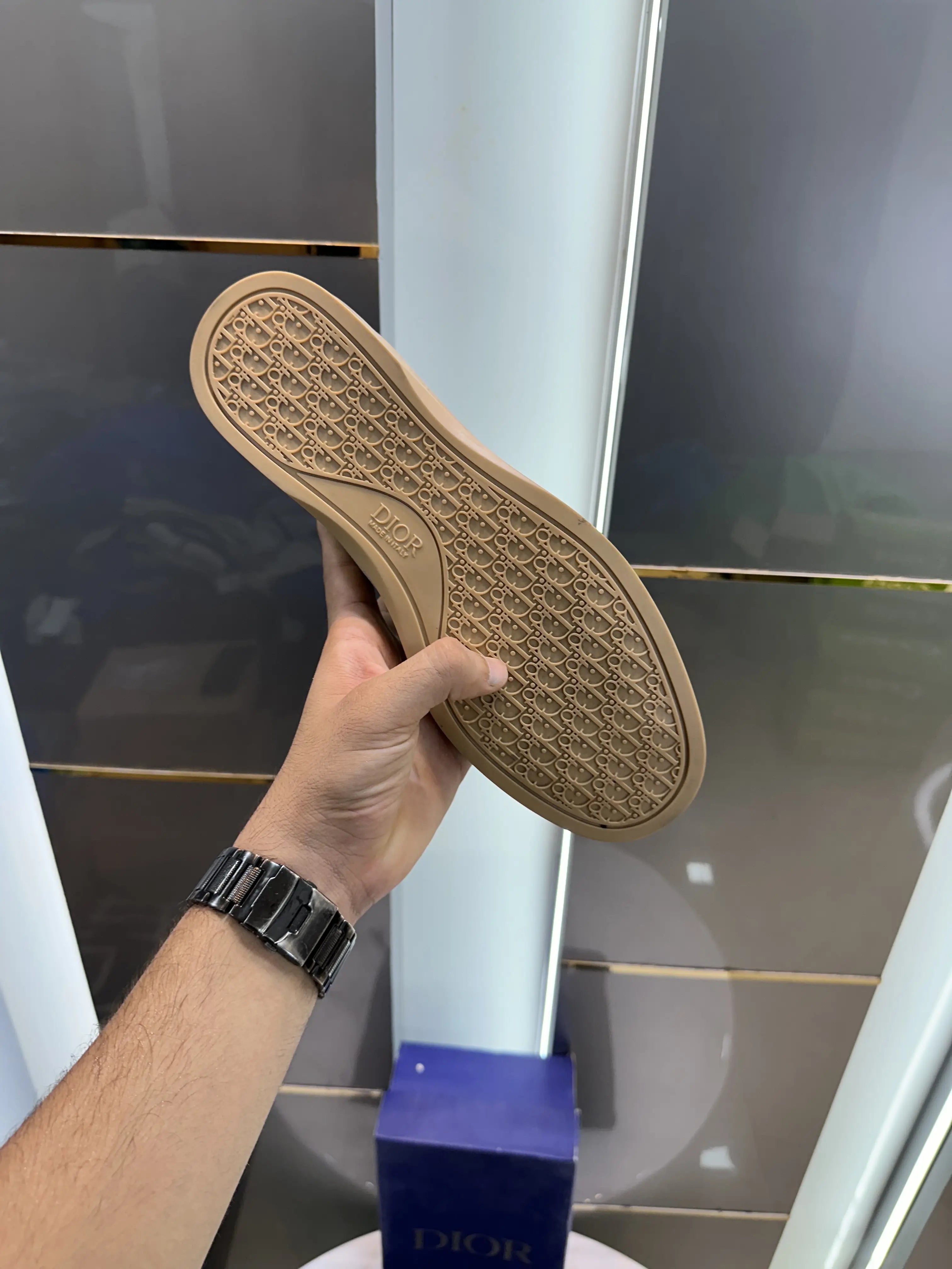 Dior_Tan Premium Suede Leather Formal