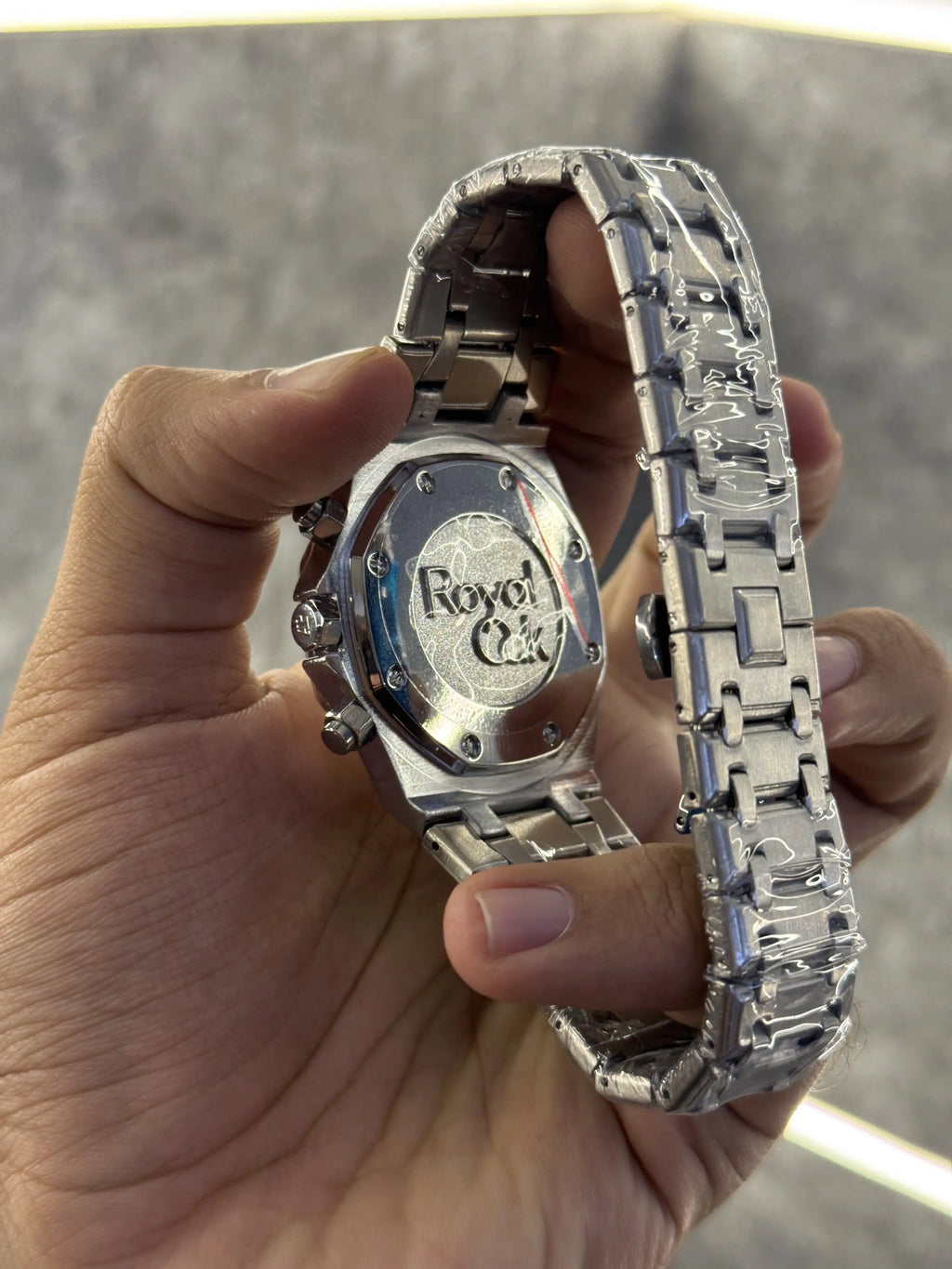 Audemars Piguet Royal Oak Silver White Chronograph Working 047