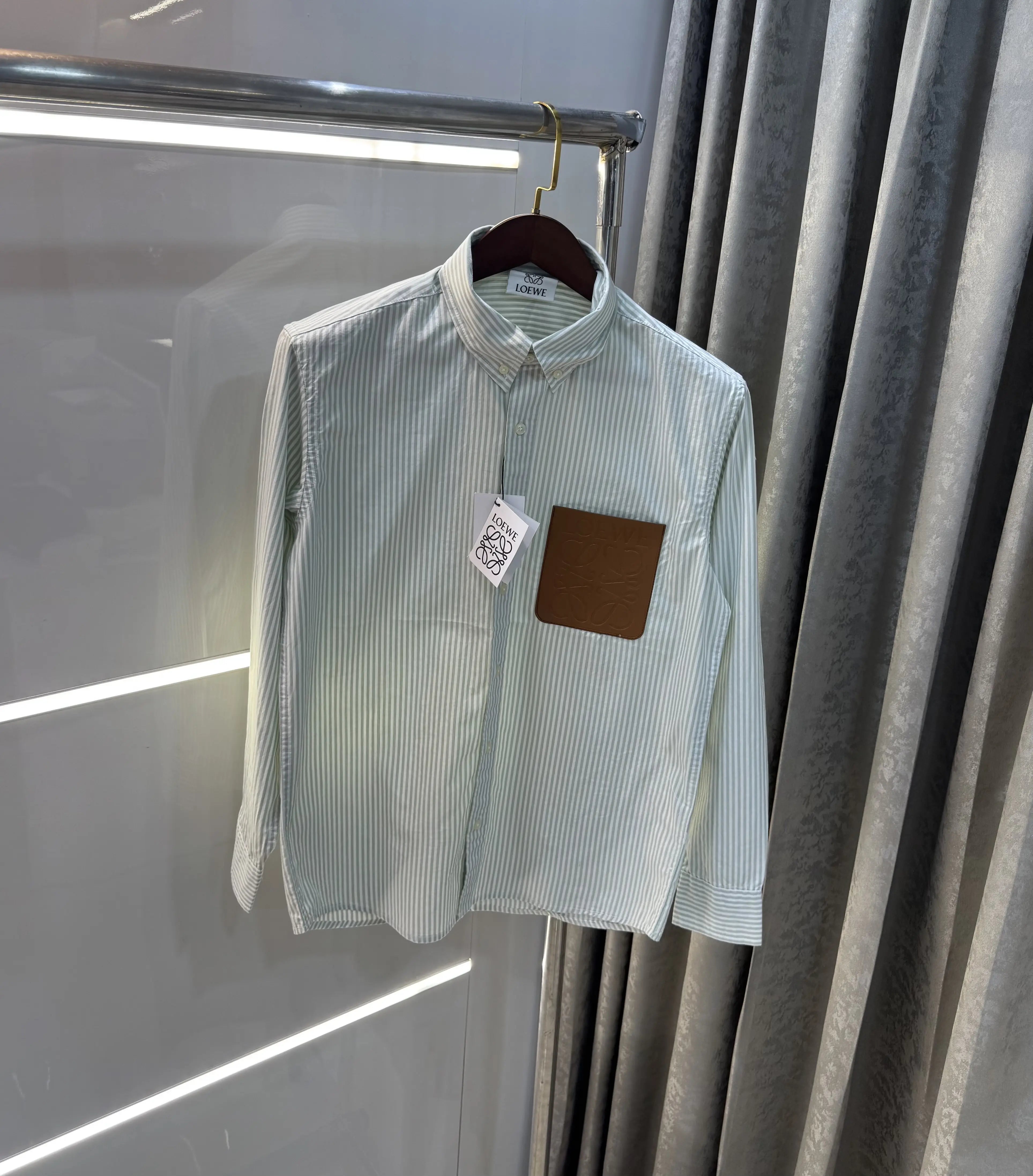 Loewe Green Logo Patch Imported Shirt Secondary image