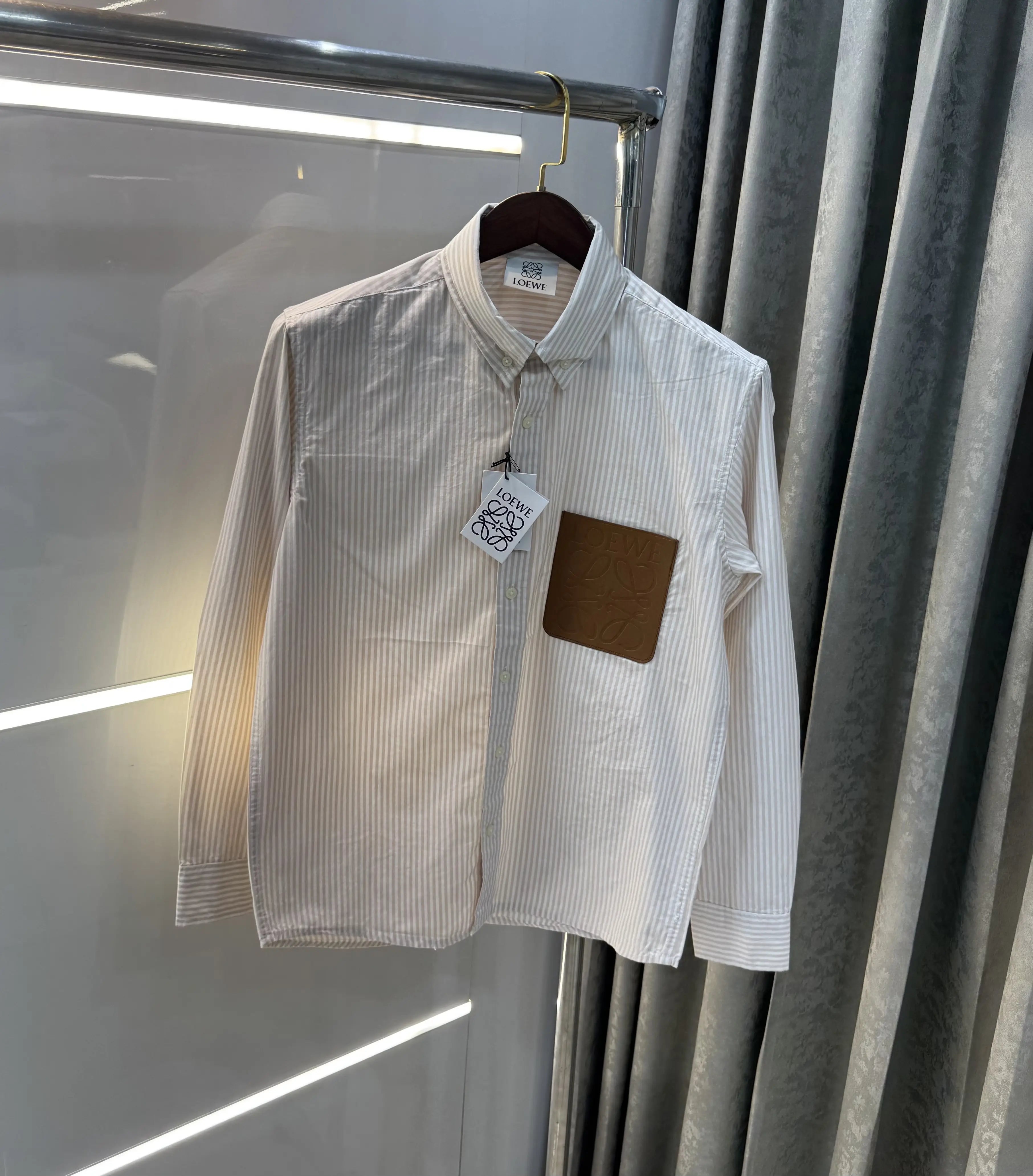 Loewe Beige Logo Patch Imported Shirt Secondary image