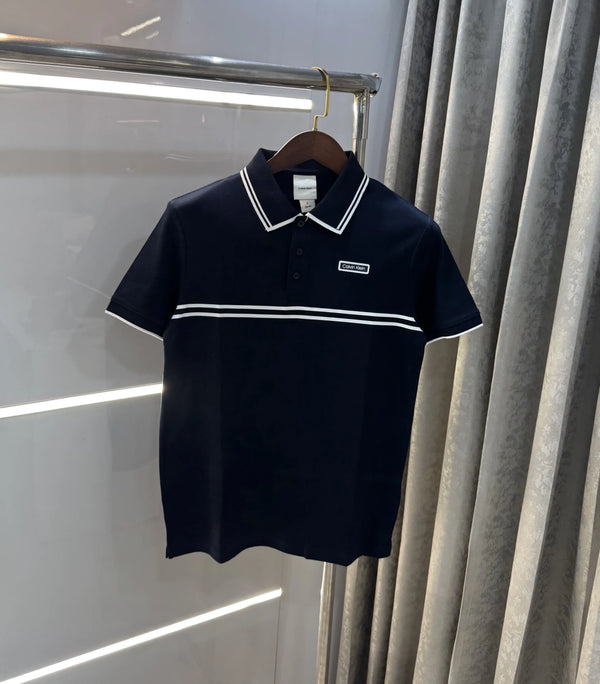 Calvin  Klein Navy Blue Premium Polo T-Shirt