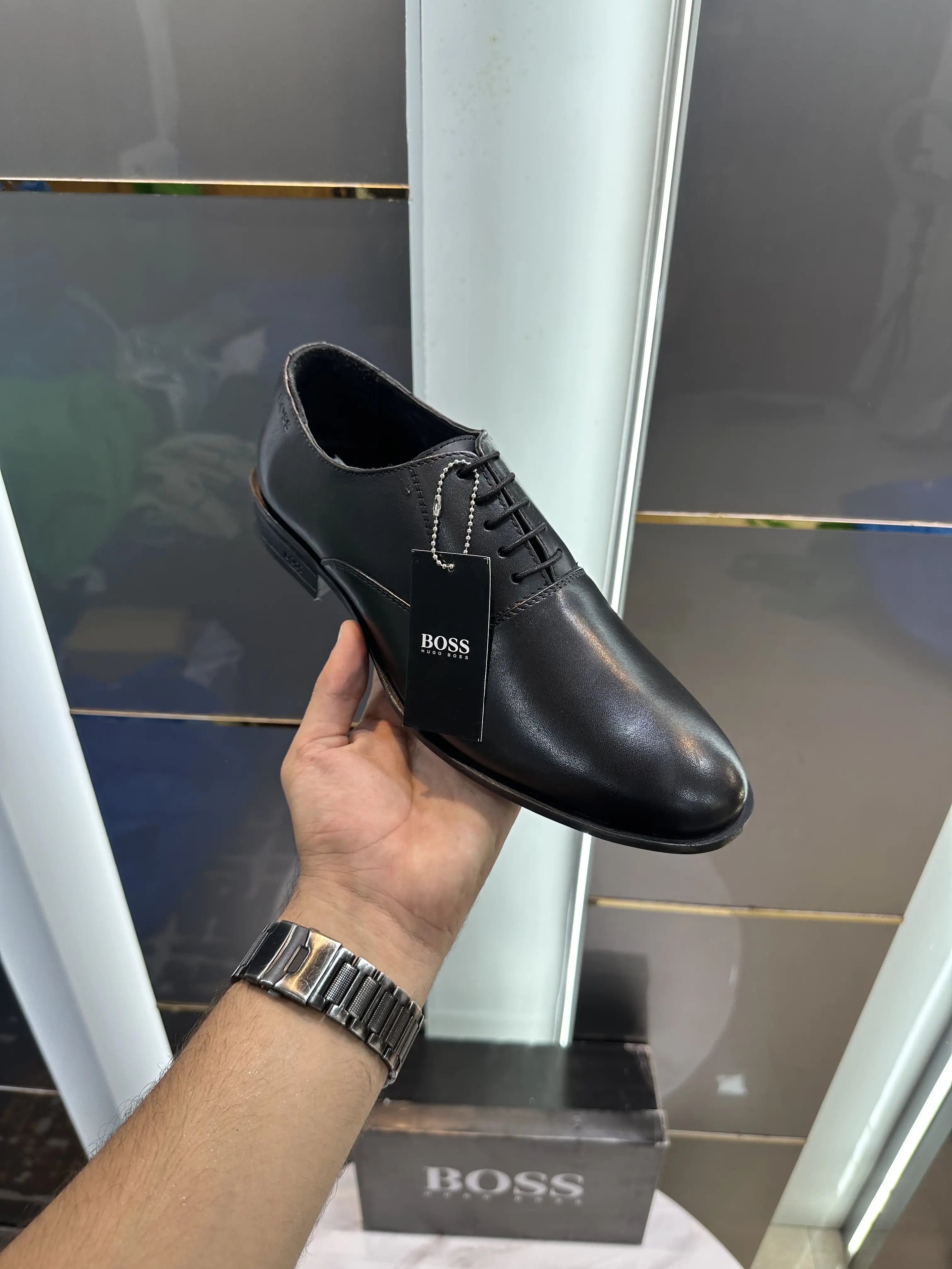 Boss_Black Premium Leather Formal Shoes Secondary image