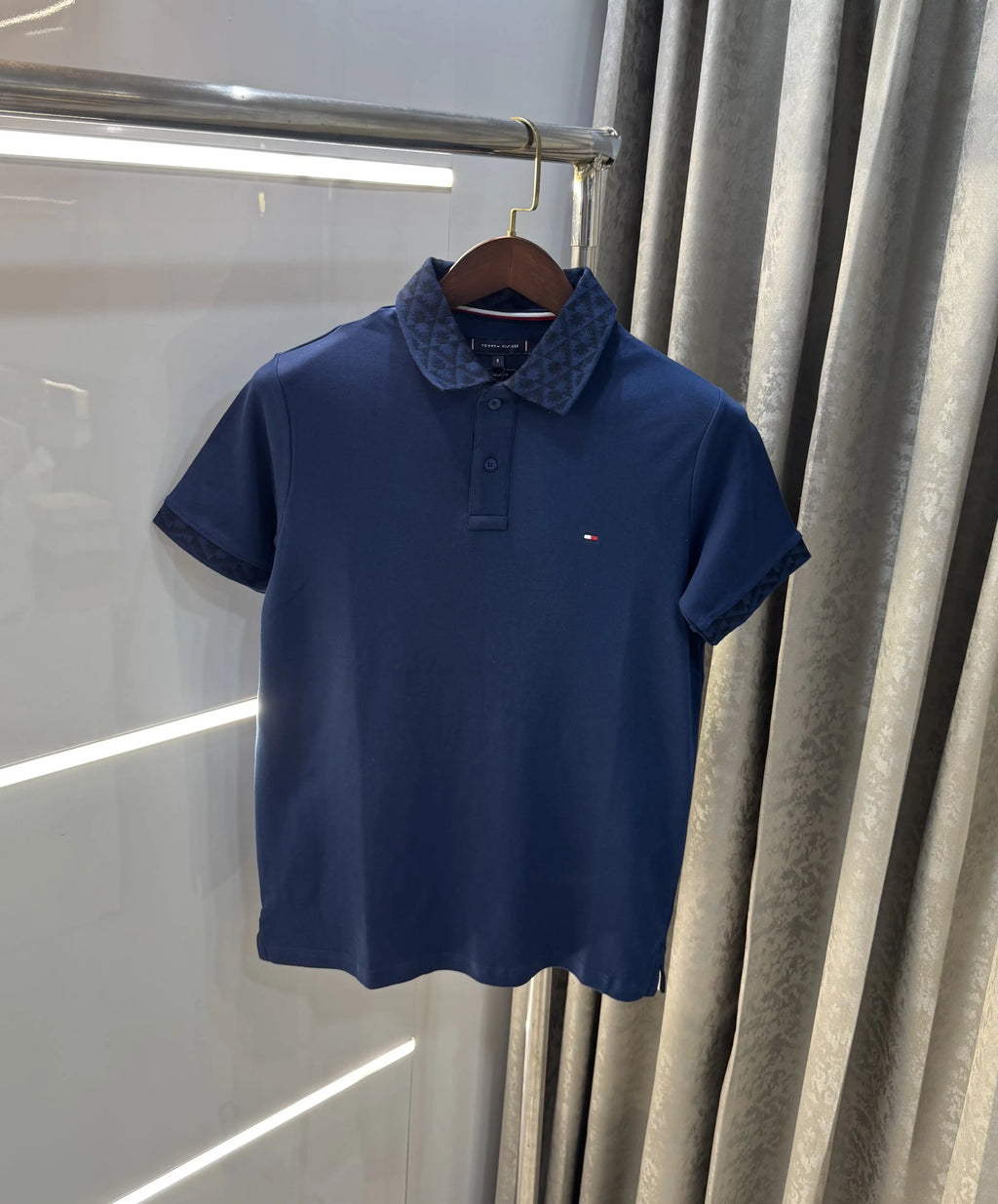 Tomm y Hilfiger Petrol Blue Premium Polo T-Shirt