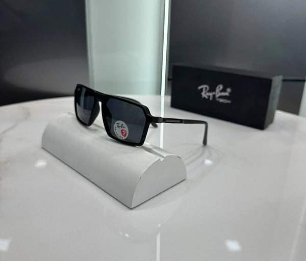 RayBan All Black Matt Premium Shades 6225