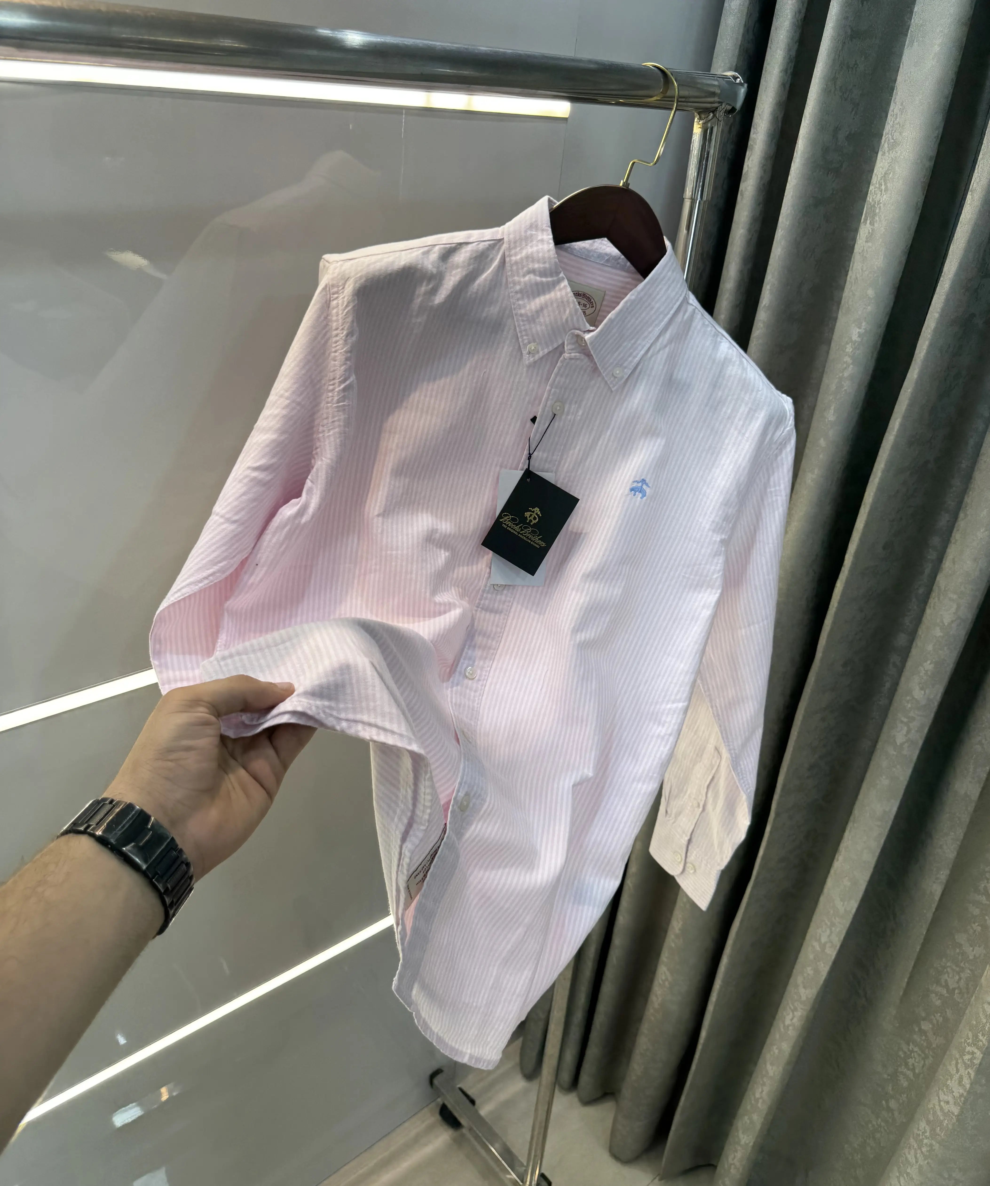 Brooks Brother Pink Oxford Premium Shirt Main image