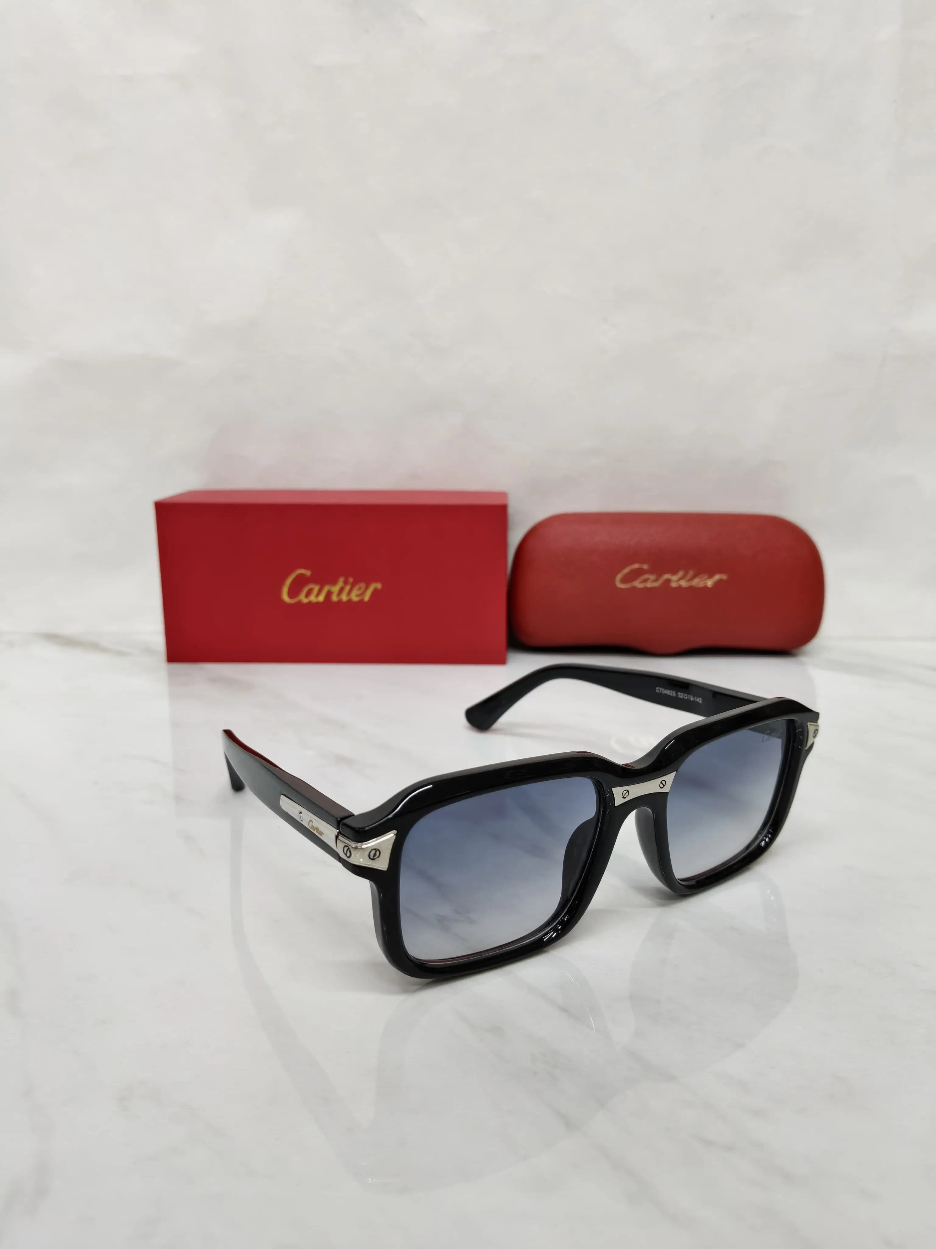 CARTIER 0482 GLOSSY BLACK Secondary image