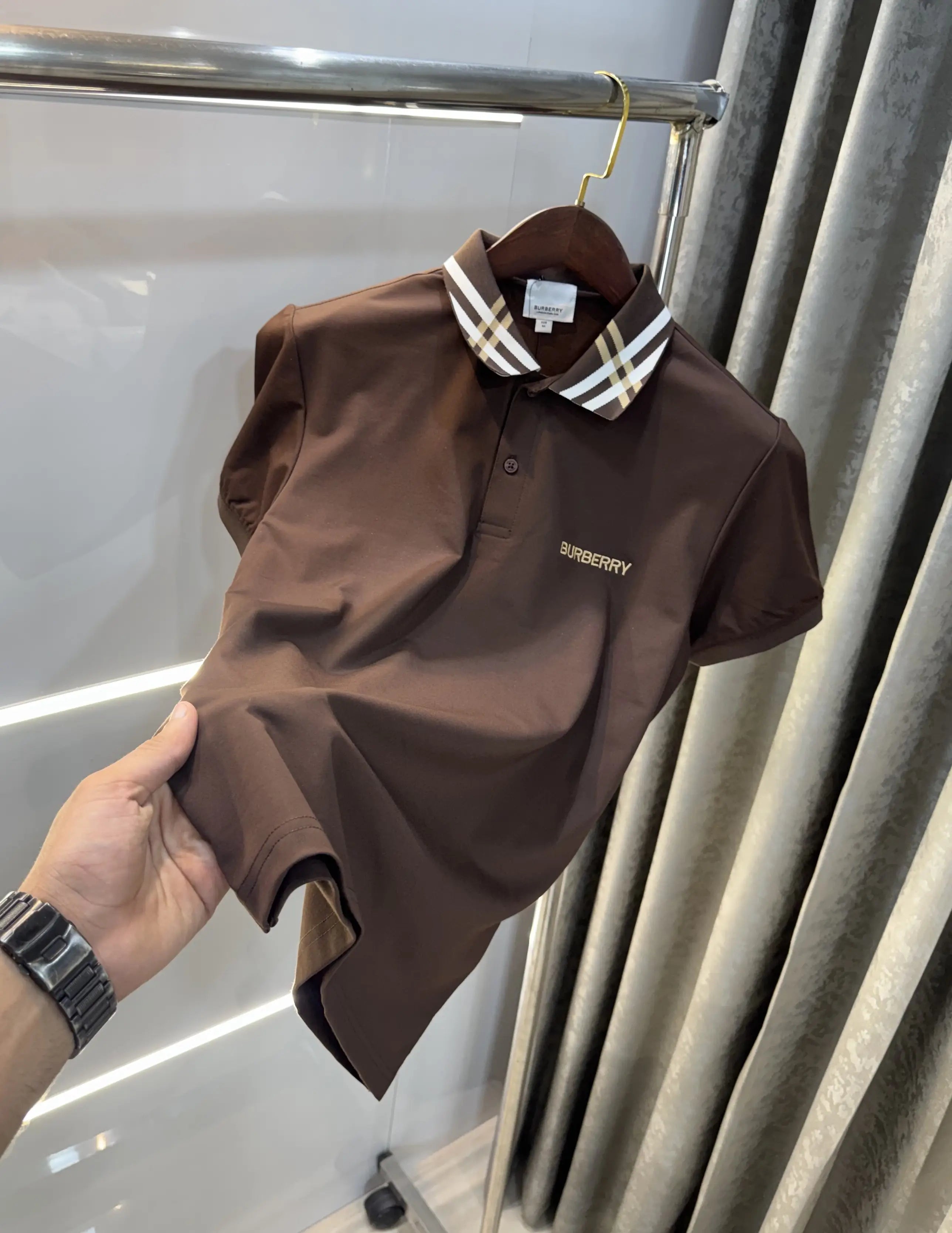 Burberr y Brown Imported Polo T-Shirt Main image