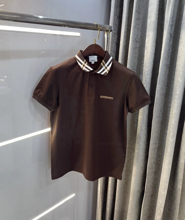 Burberr y Brown Imported Polo T-Shirt