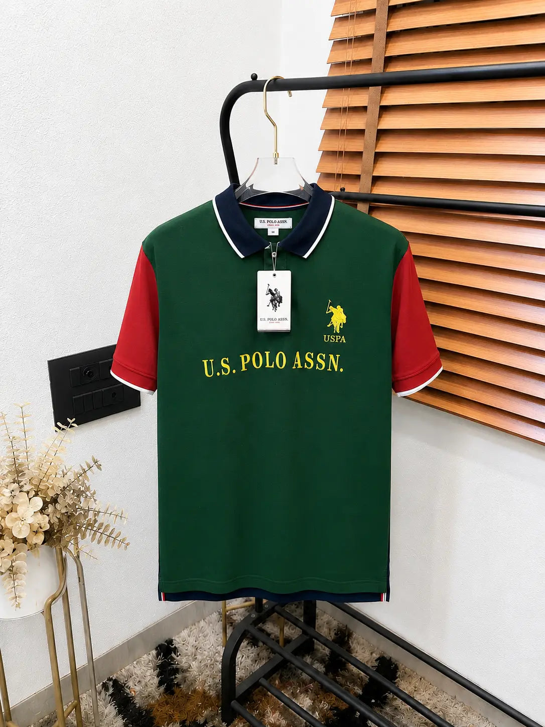 U.S. Polo Assn. Imported Cotton Polo T-shirt (DN 638) Main image