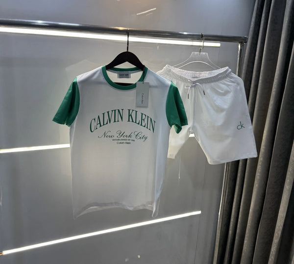 Calvin Klein White Logo Work Premium Cord Set