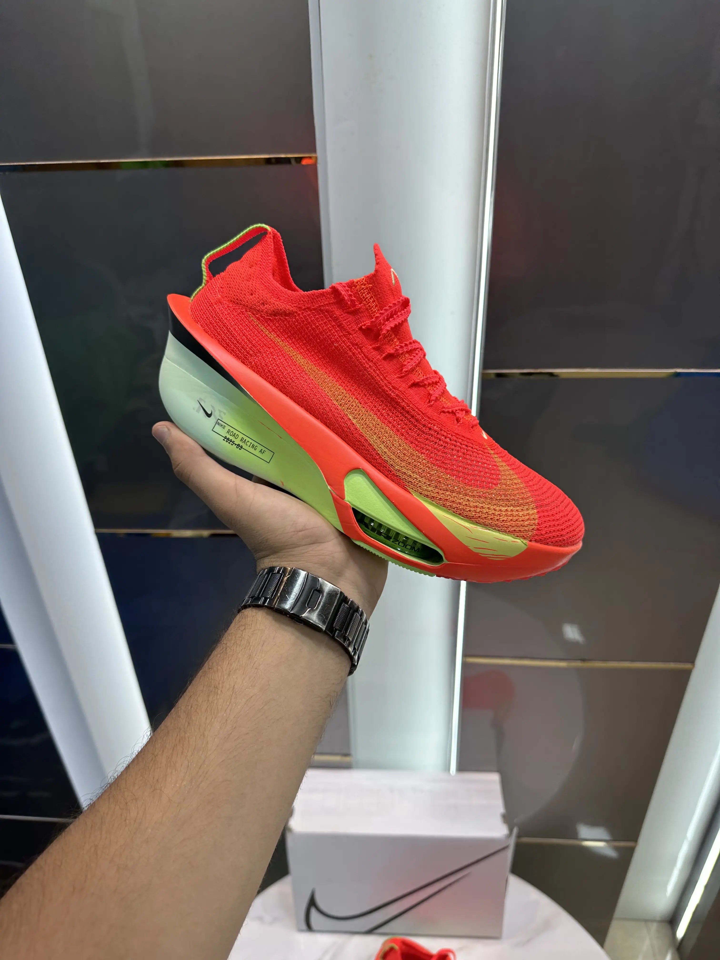 Nike_Zoom Alphafly 3 Bright Crimson Lime Blast