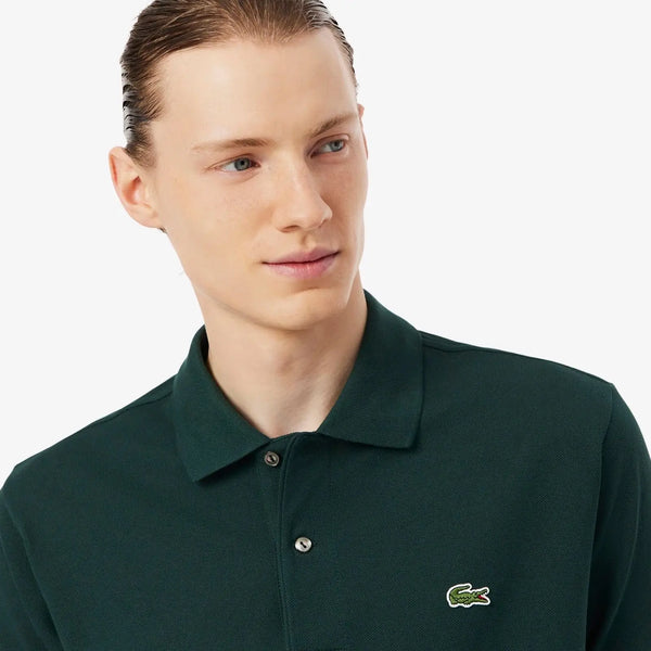 Lacost e Bottle Green Logo Work Premium Polo T-Shirt