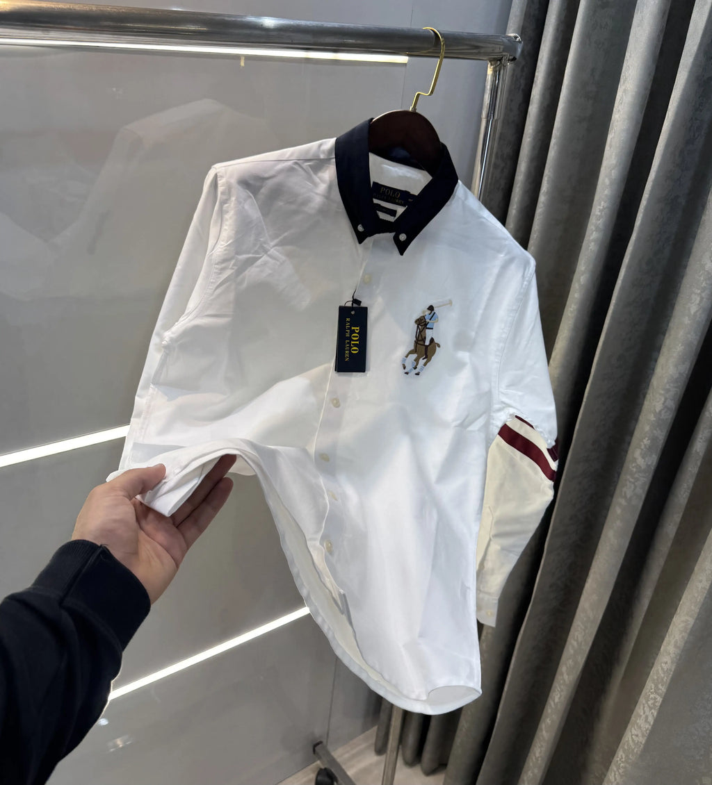 Ralph  Lauren White Premium Classic Shirt