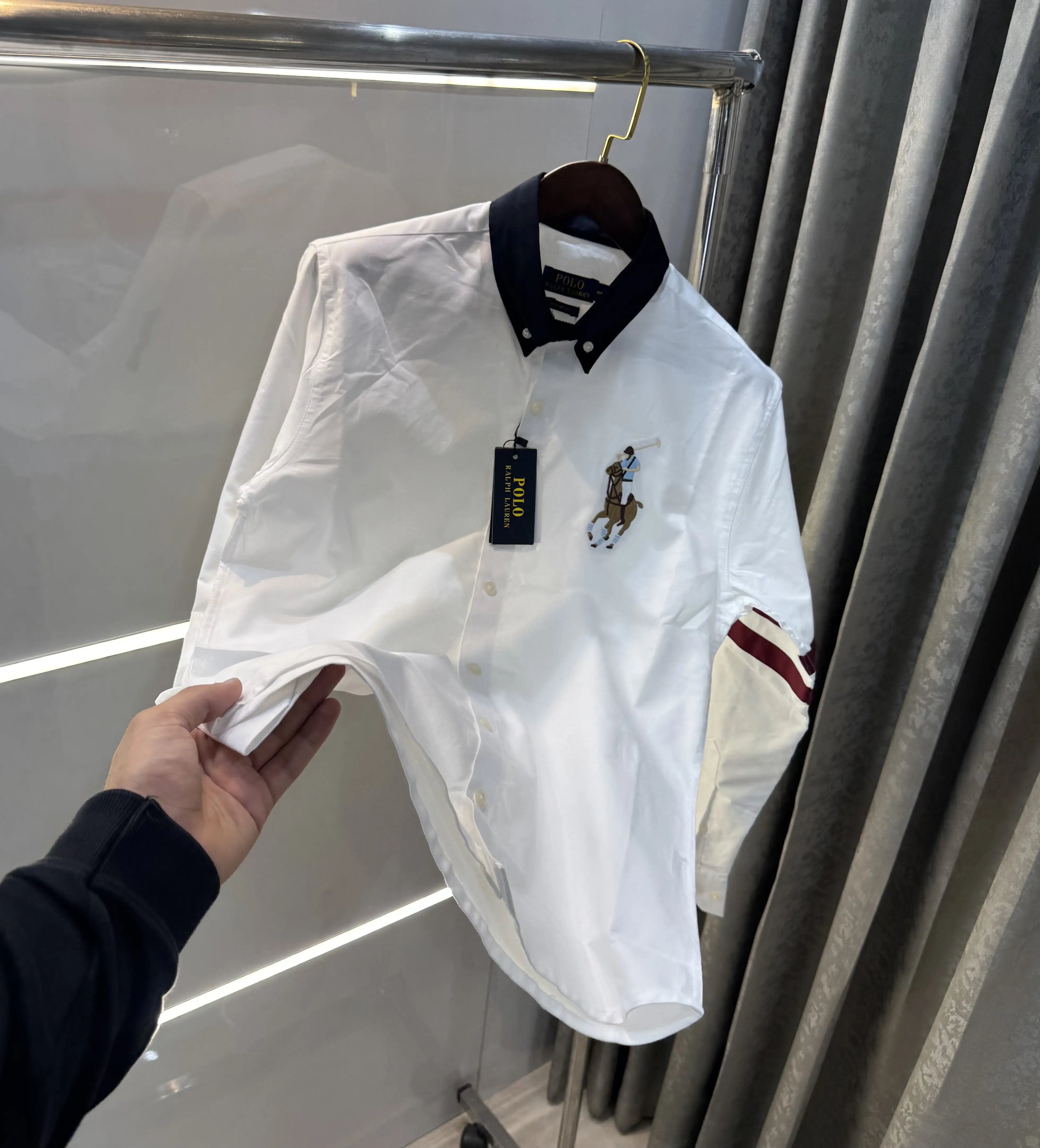 Ralph  Lauren White Premium Classic Shirt