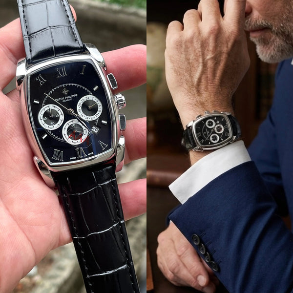 Pate_k philippe style tonneau watch