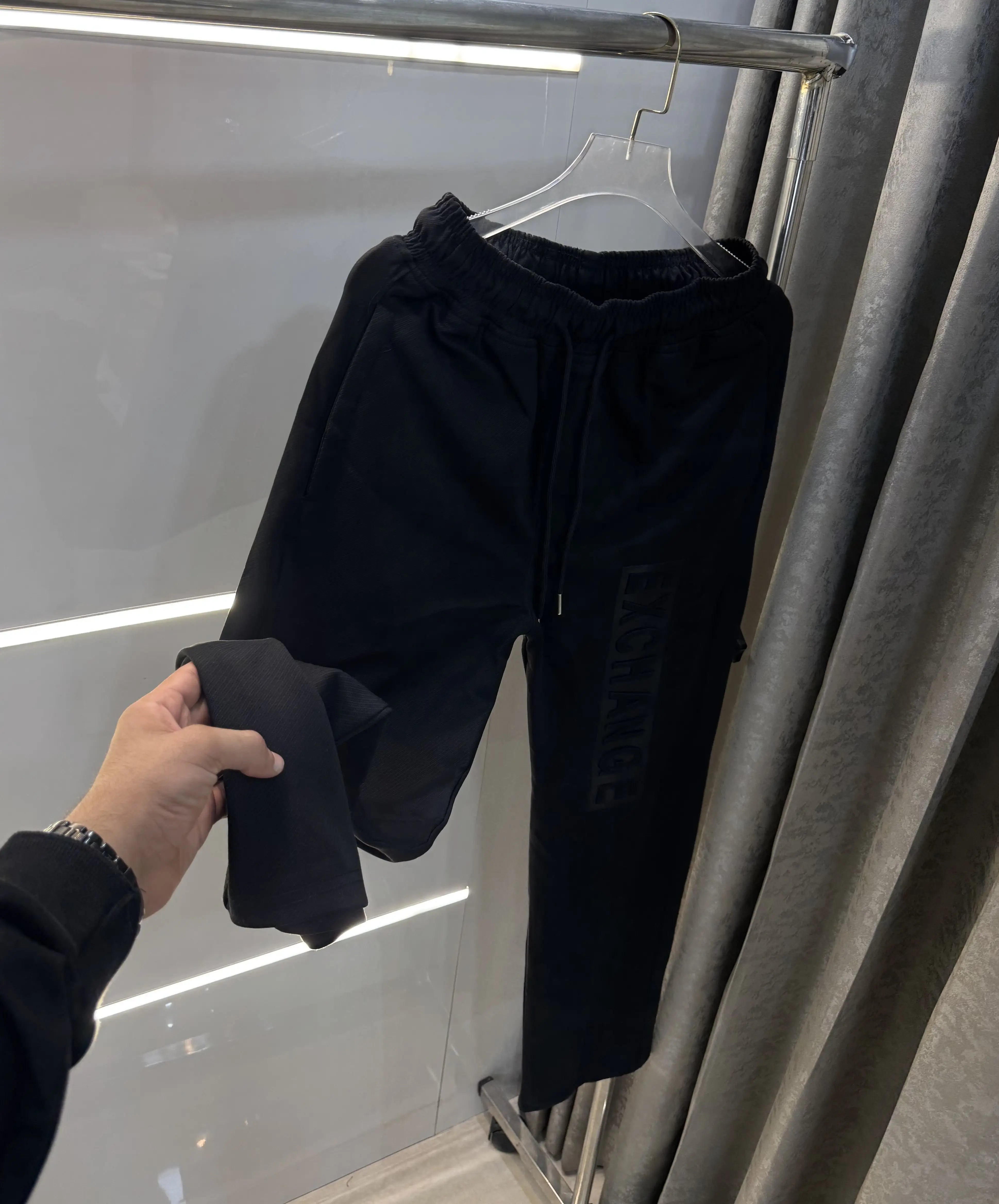 Armani Exchange Black Premium Trackpant Secondary image