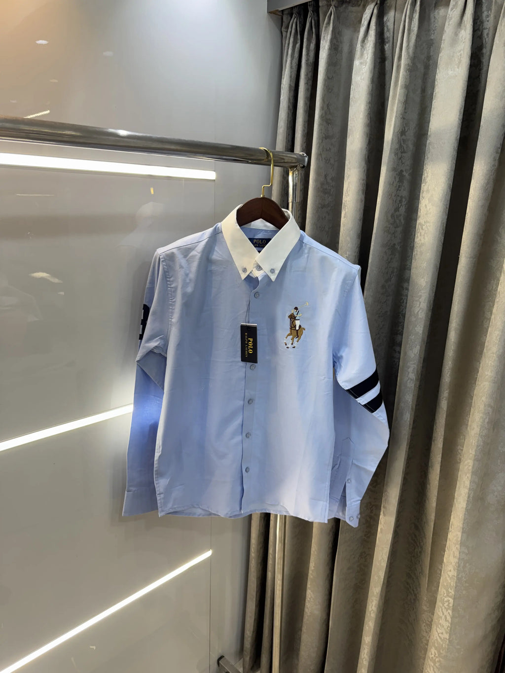 Ralph  Lauren Sky Blue Premium Classic Shirt