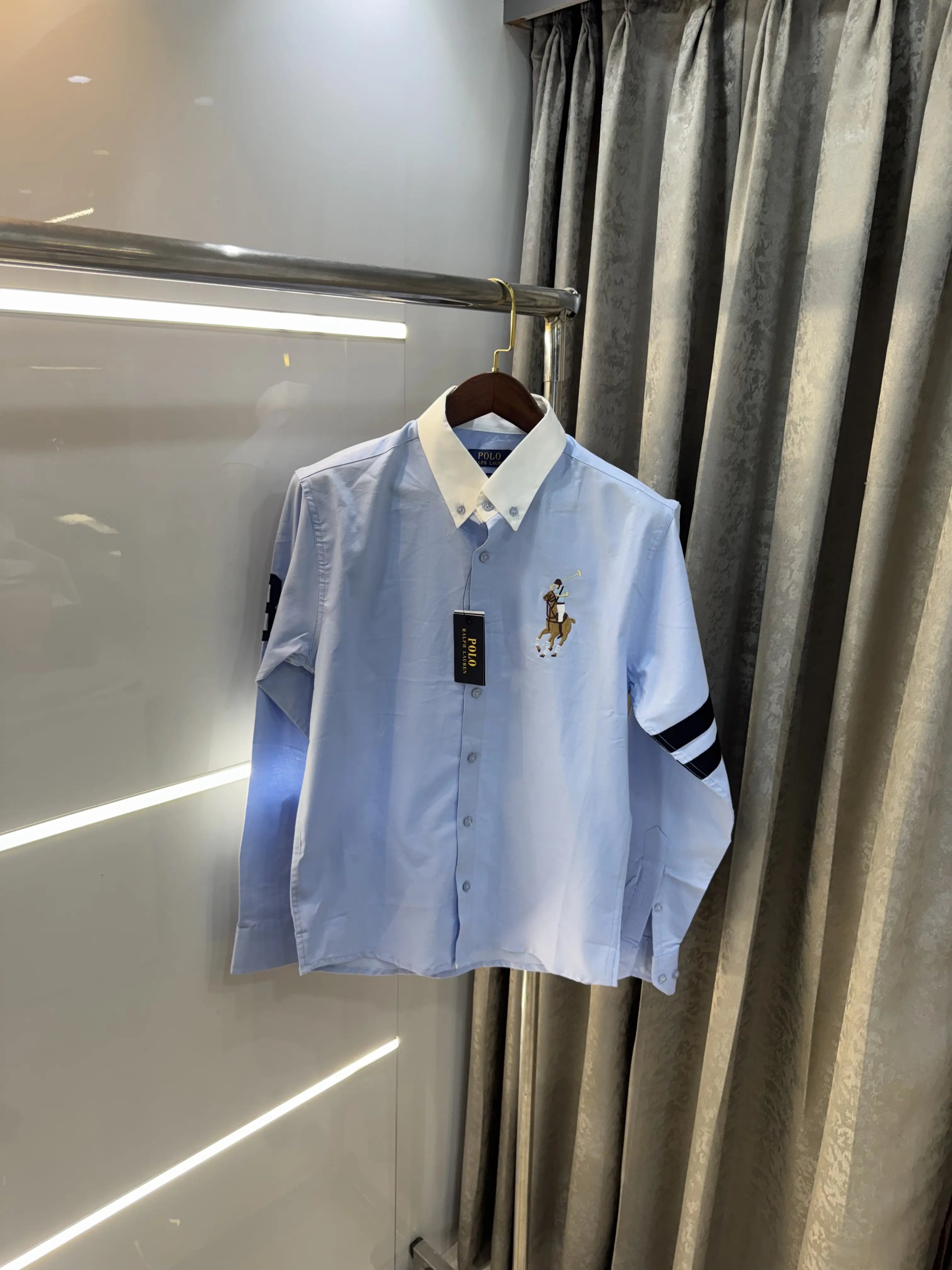 Ralph  Lauren Sky Blue Premium Classic Shirt