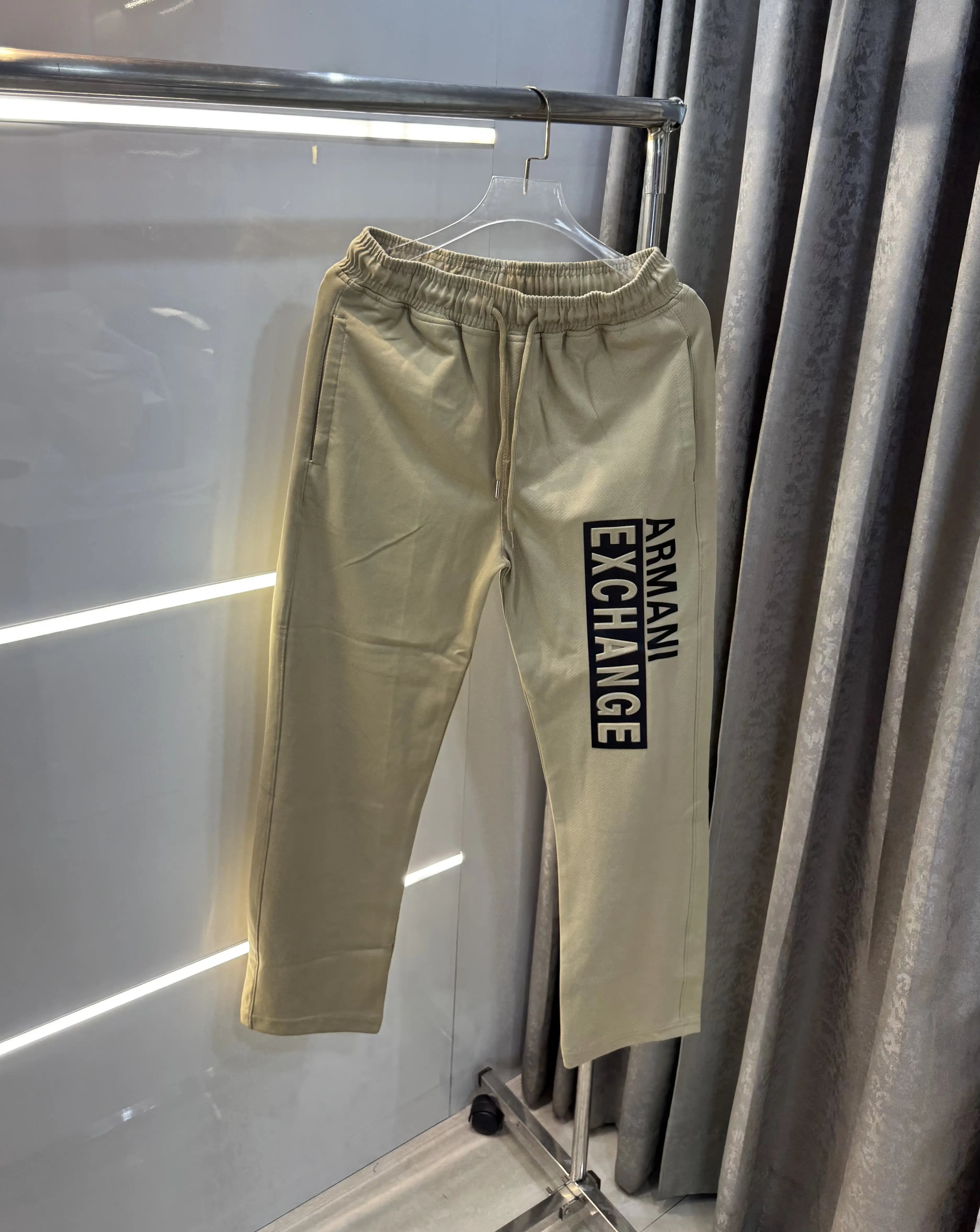 Armani Exchange Beige Premium Trackpant Secondary image