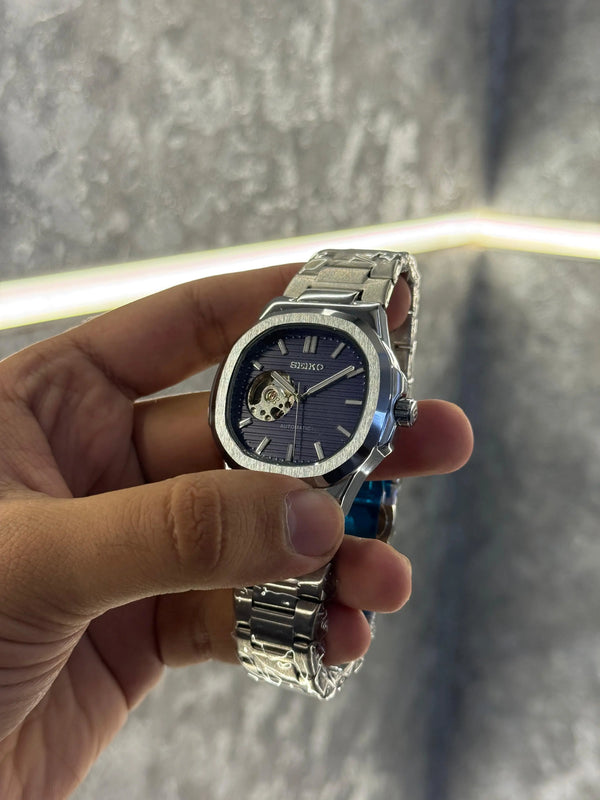 Seiko Nautiko Automatic Premium Navy Blue 010