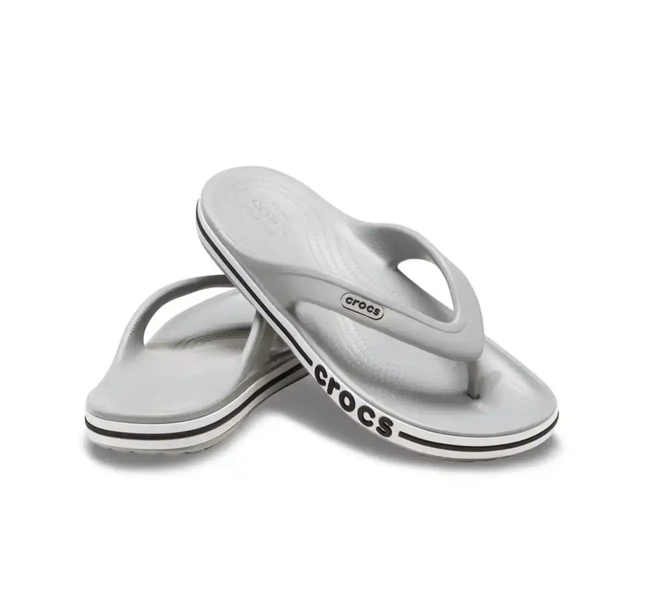 Crocs_Bayaband Grey Slides
