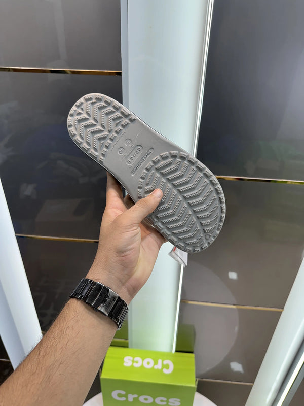 Crocs_Bayaband Grey Slides
