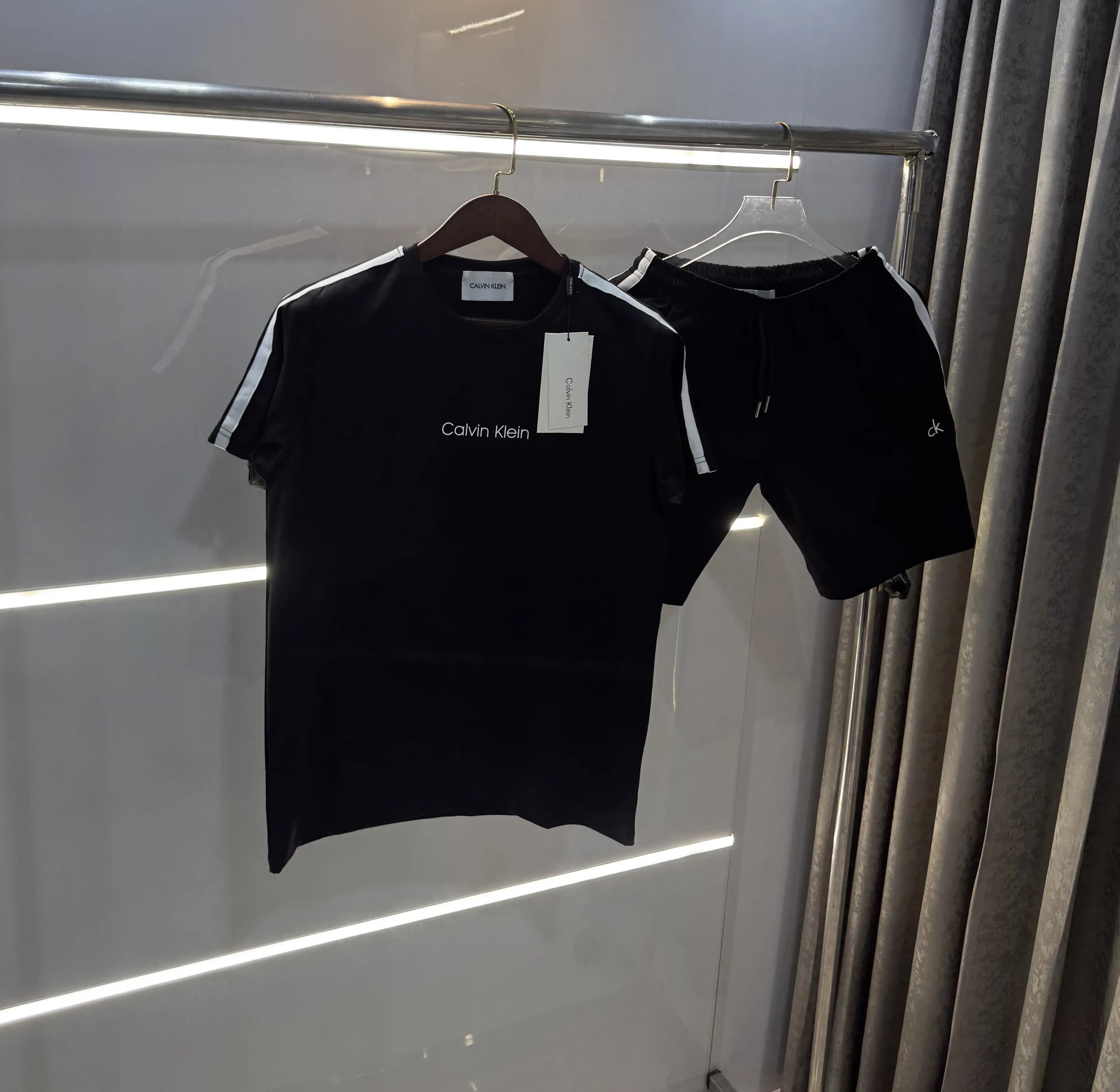 Calvin Klein Black Logo Work Premium Cord Set Main image