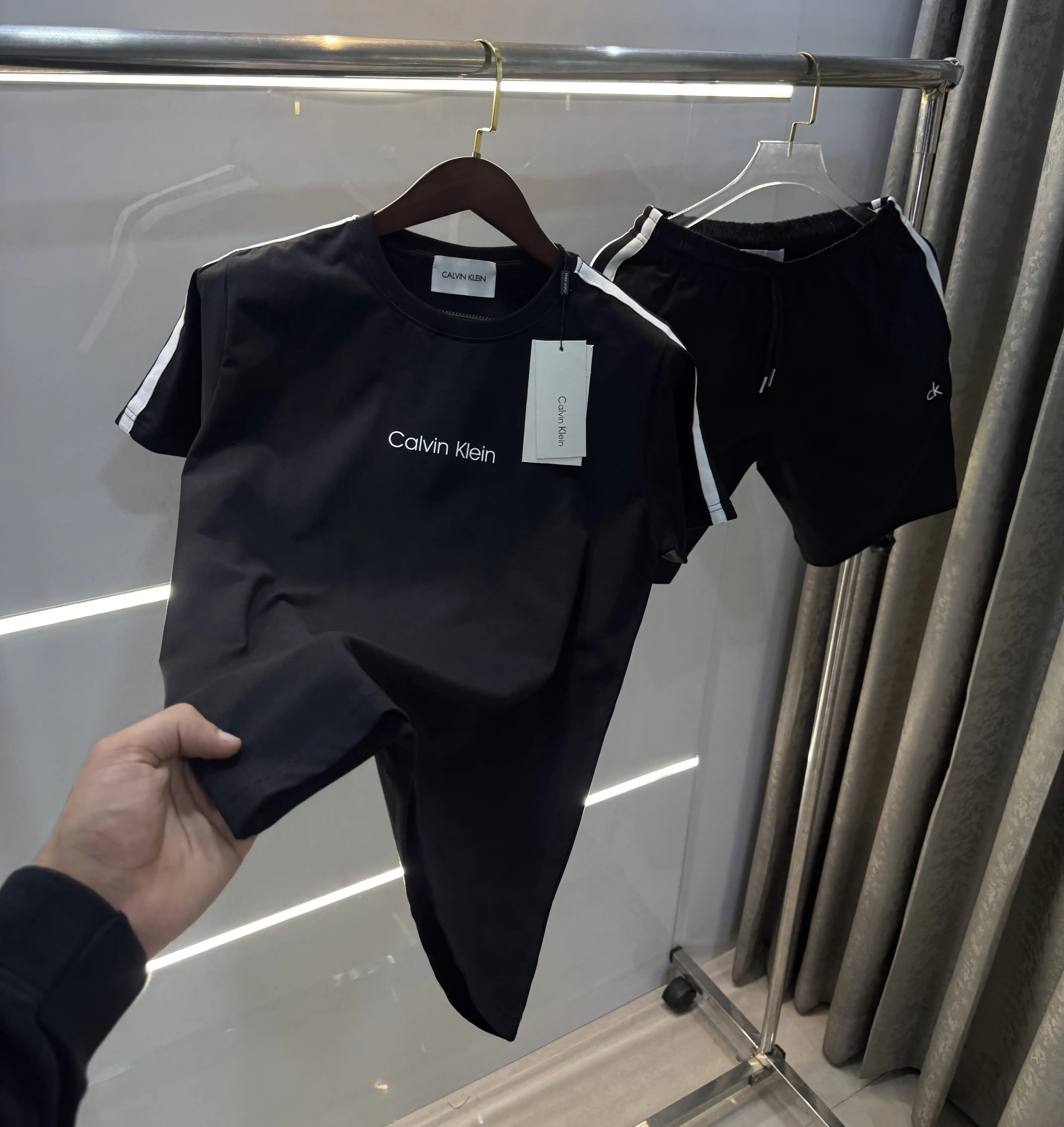 Calvin Klein Black Logo Work Premium Cord Set Secondary image