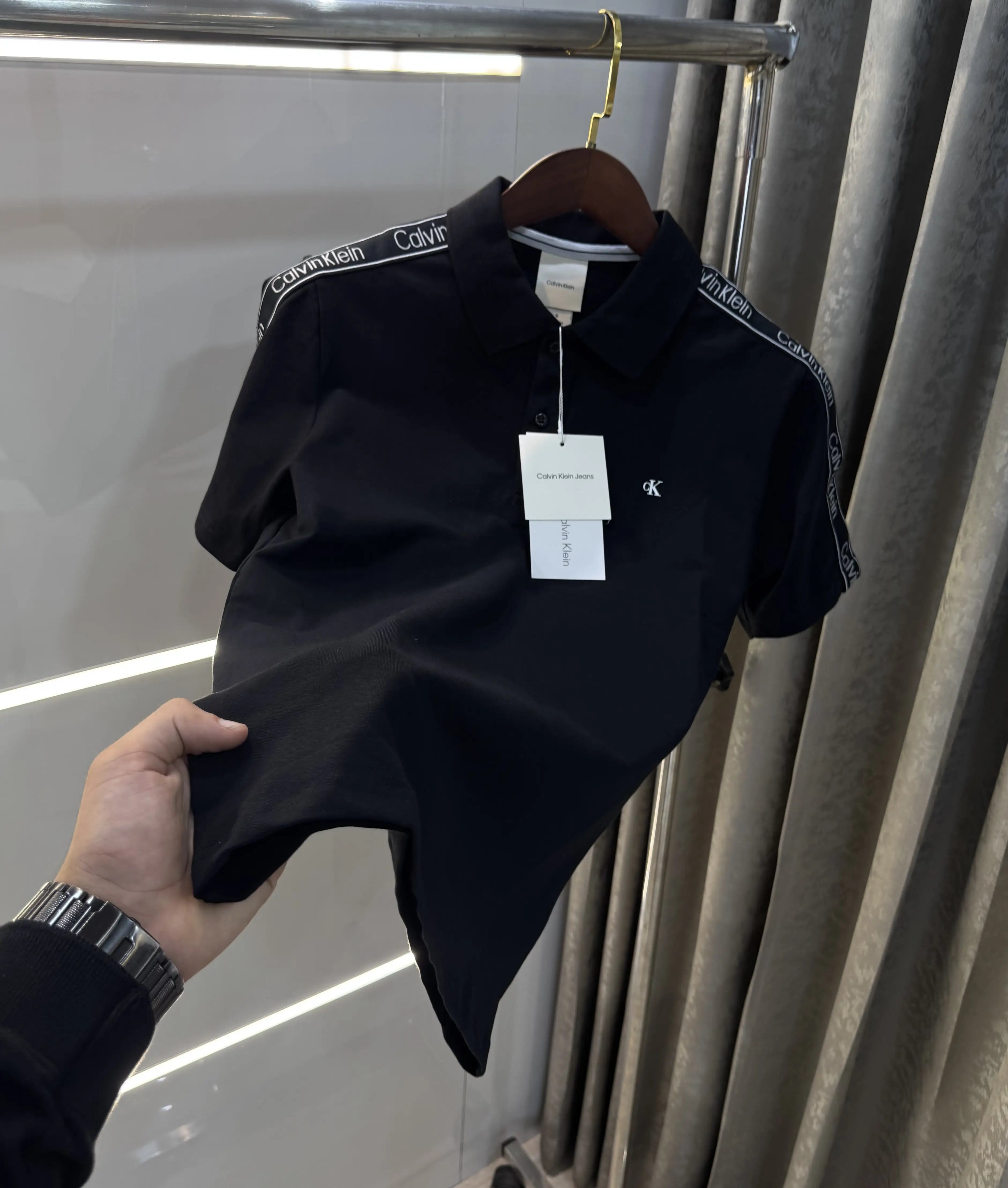 Calvin  Klein Black Premium Polo T-Shirt Secondary image
