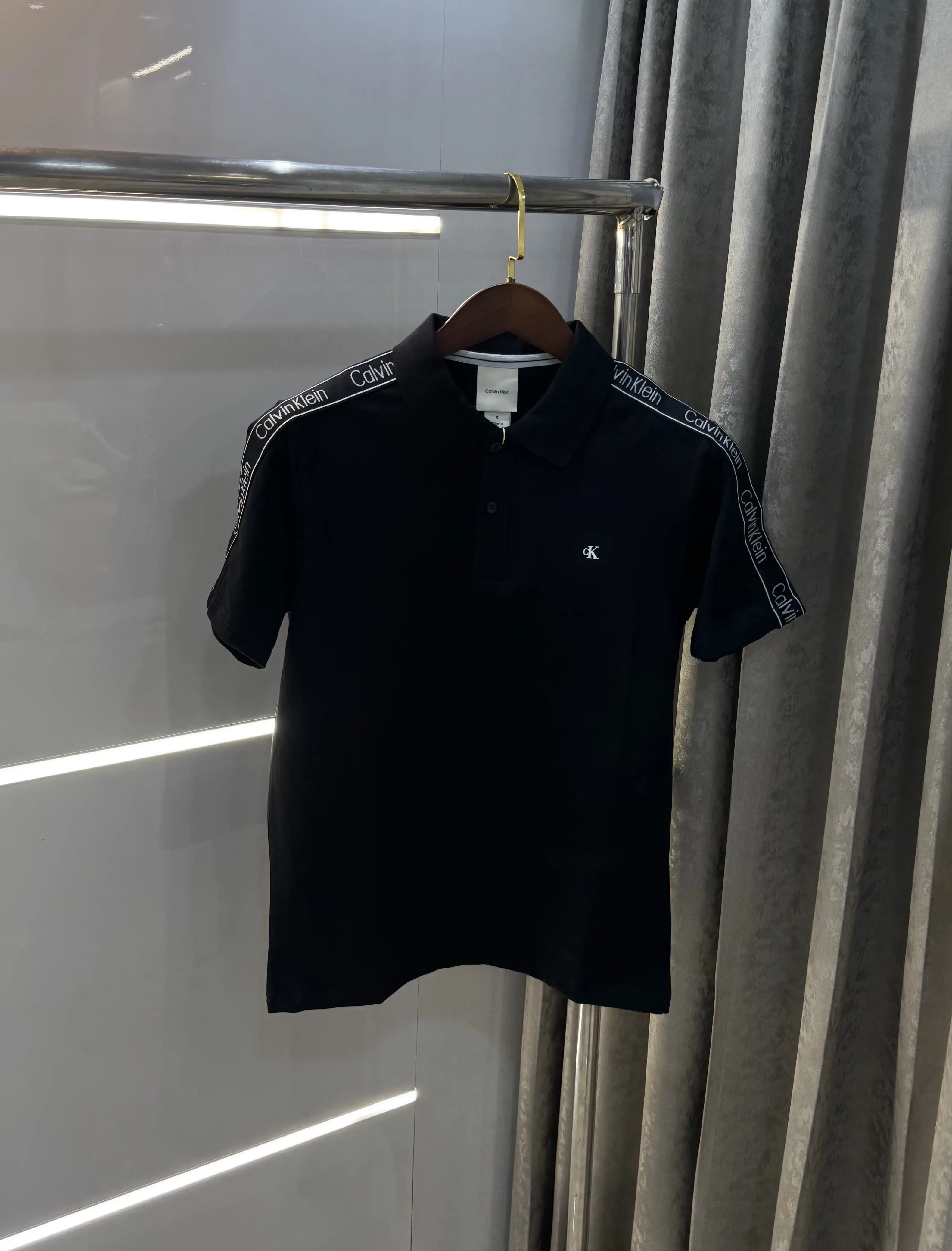 Calvin  Klein Black Premium Polo T-Shirt Secondary image
