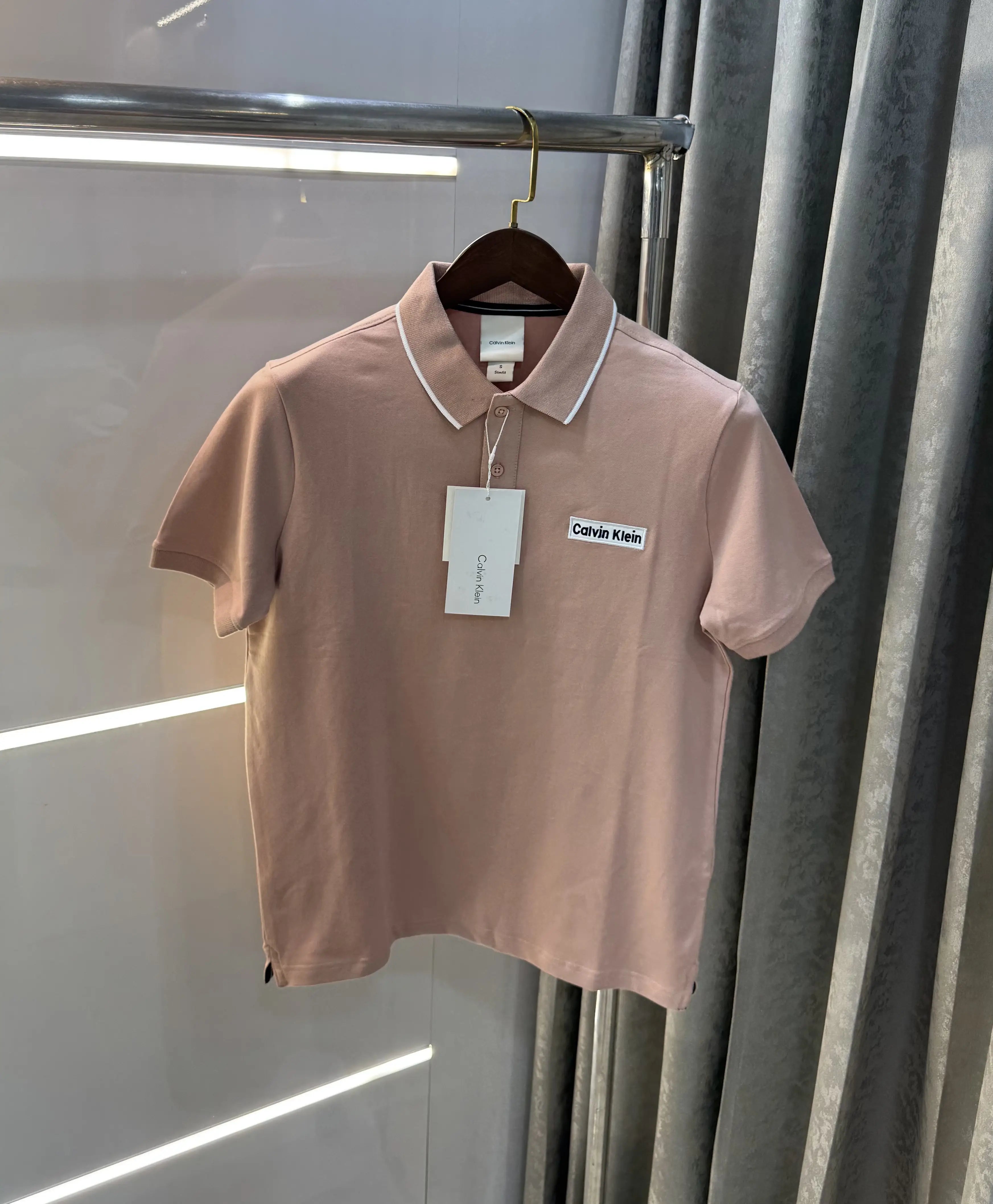 Calvin  Klein Pink Premium Polo T-Shirt Secondary image
