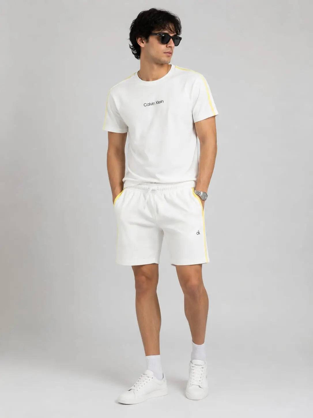 Calvin Klein White Logo Work Premium Cord Set Main image