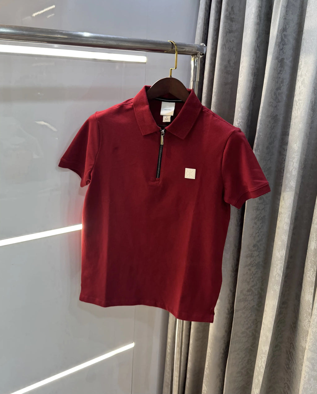 Calvin  Klein Maroon Premium Polo T-Shirt