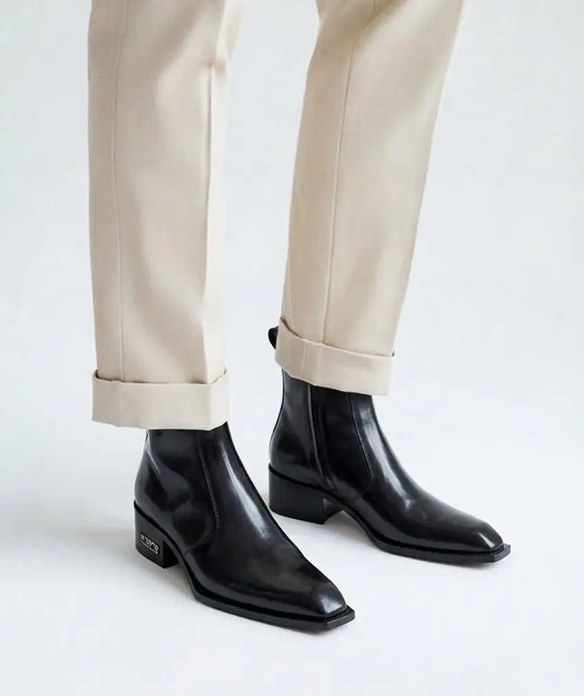 The_Woakes_Pair Luxury Cuban Chelsea Boots Main image