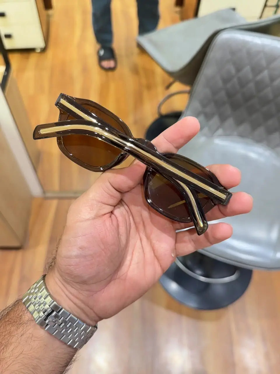 Prada 3490 olive brown