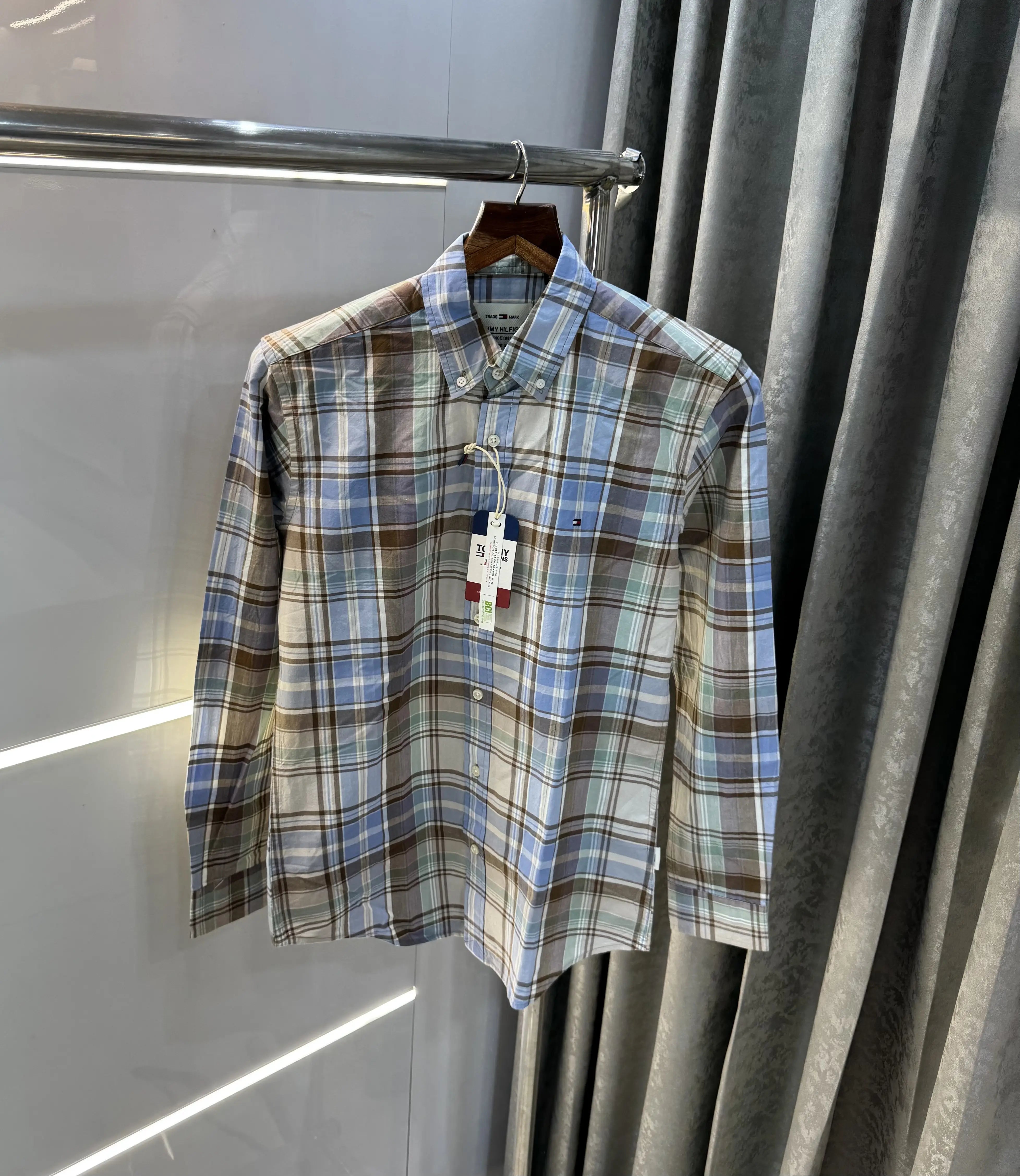 Tommy Hilfiger Brown Oxford Premium Shirt Main image