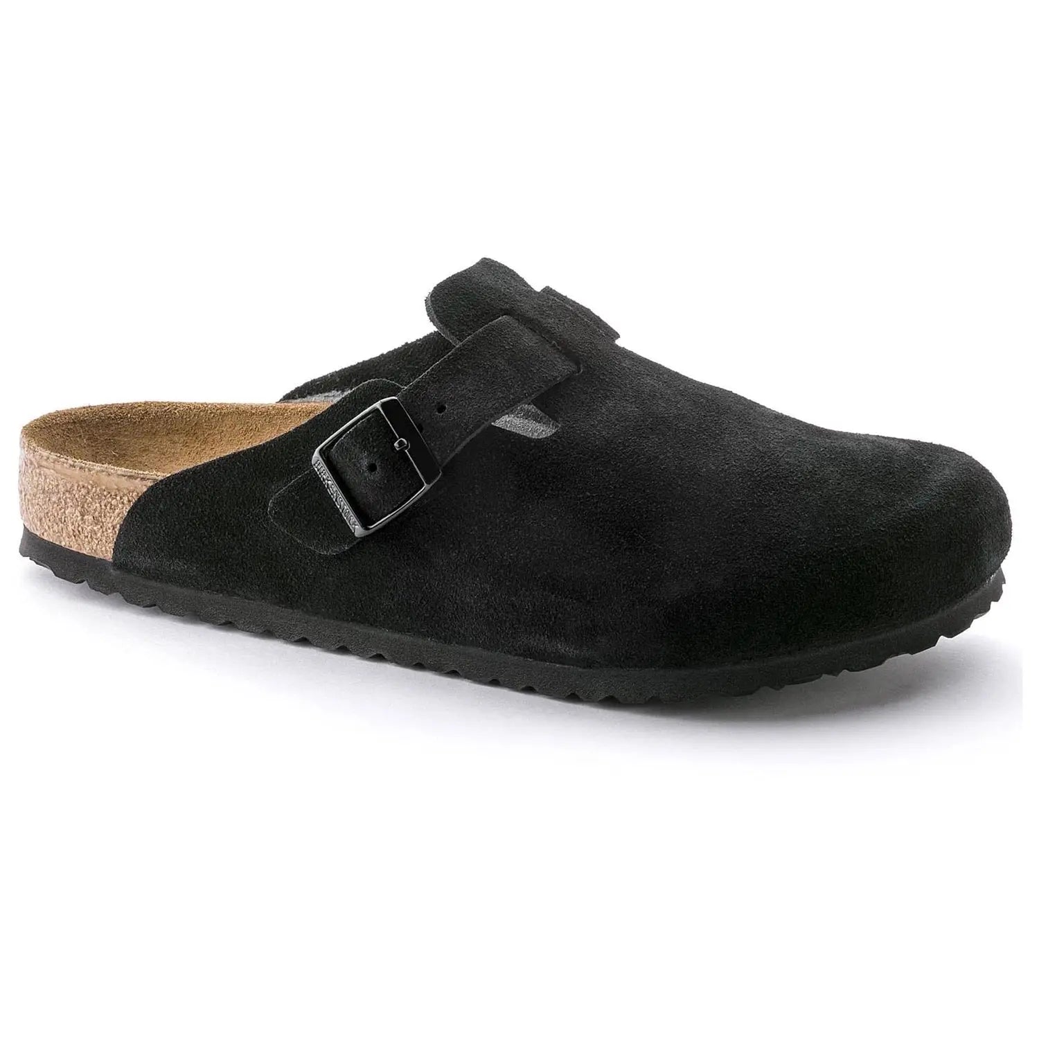 BIRKENSTOCK BOSTON BLACK SUEDE Secondary image